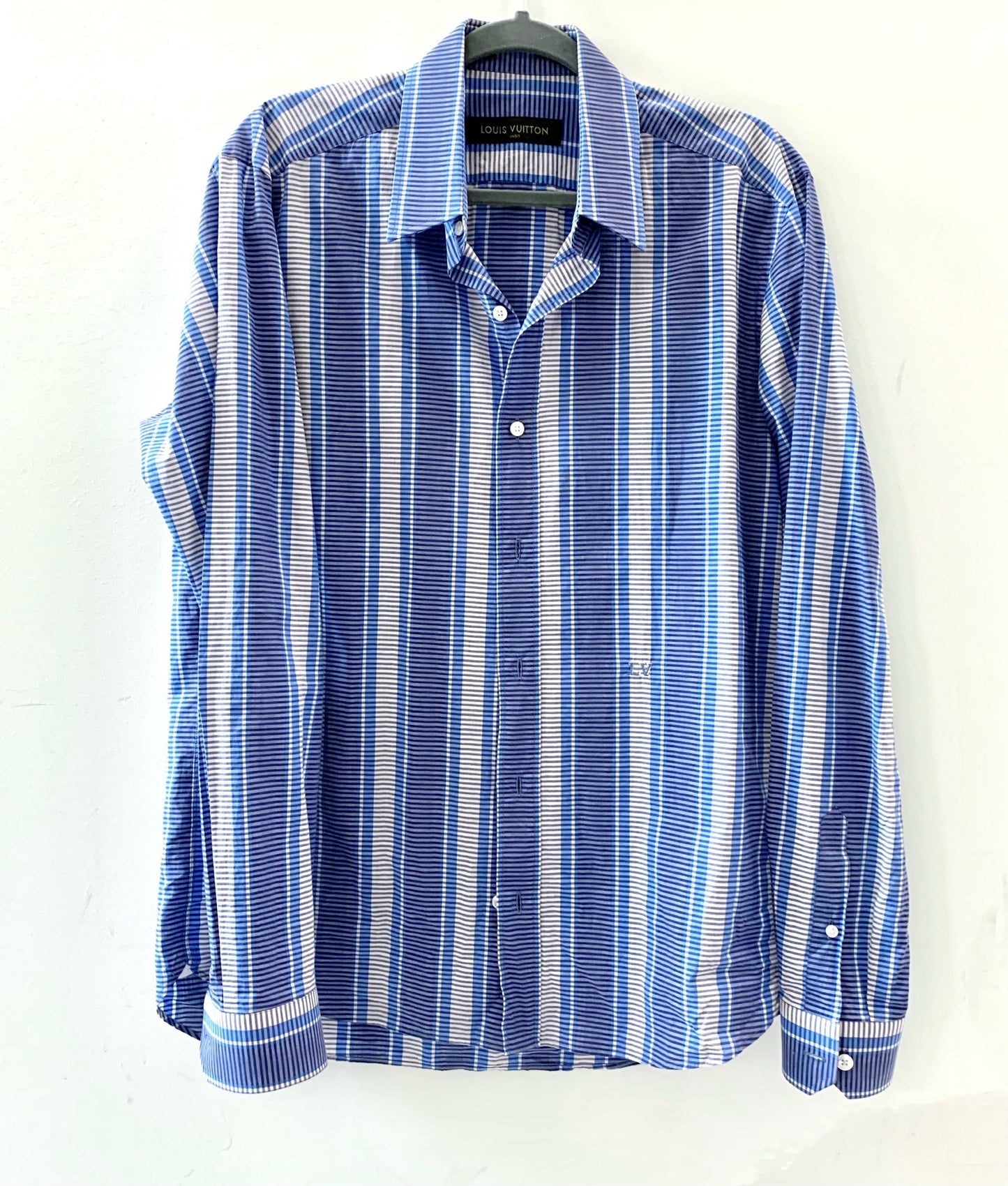 LOUIS VUITTON BUTTON DOWN STRIPED SHIRT