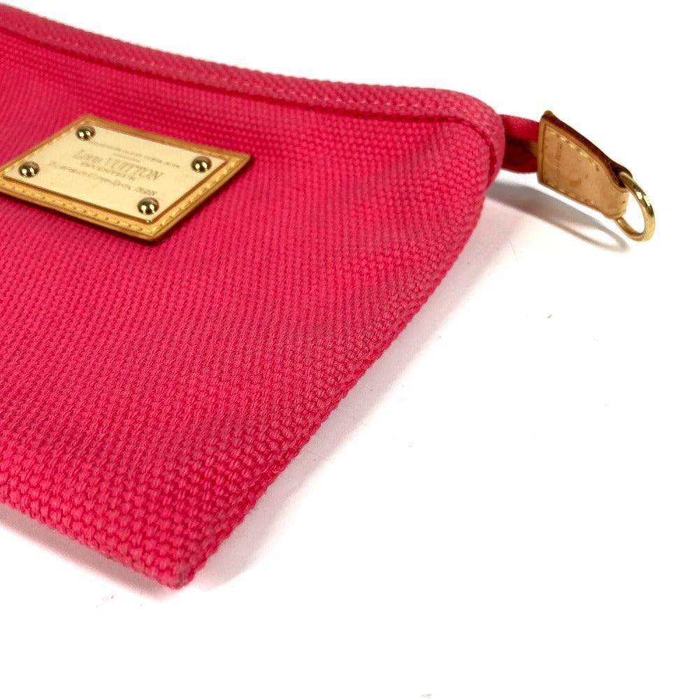 LOUIS VUITTON Pouch canvas pink Antigua Pochette Flat PM Pochette Flat PM