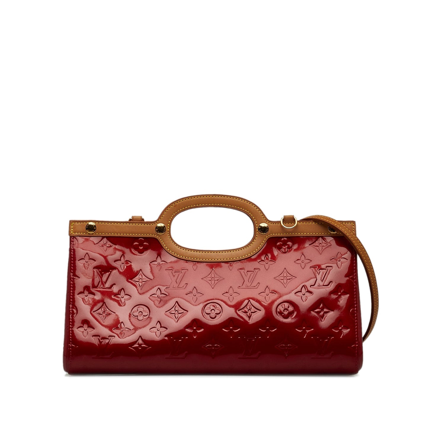 LOUIS VUITTON Monogram Vernis Roxbury Drive Satchel Handbag