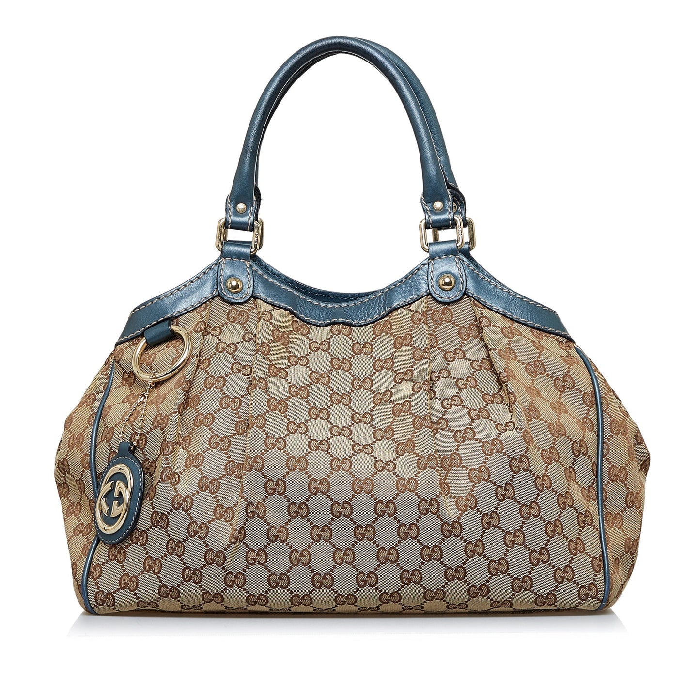 Gucci Leather Canvas Tote