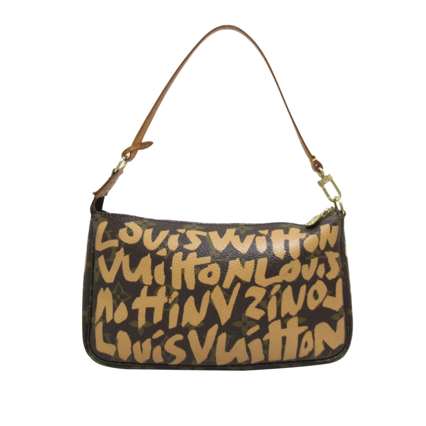 LOUIS VUITTON x Stephen Spro Monogram Graffiti Pochette Accessoires Baguette