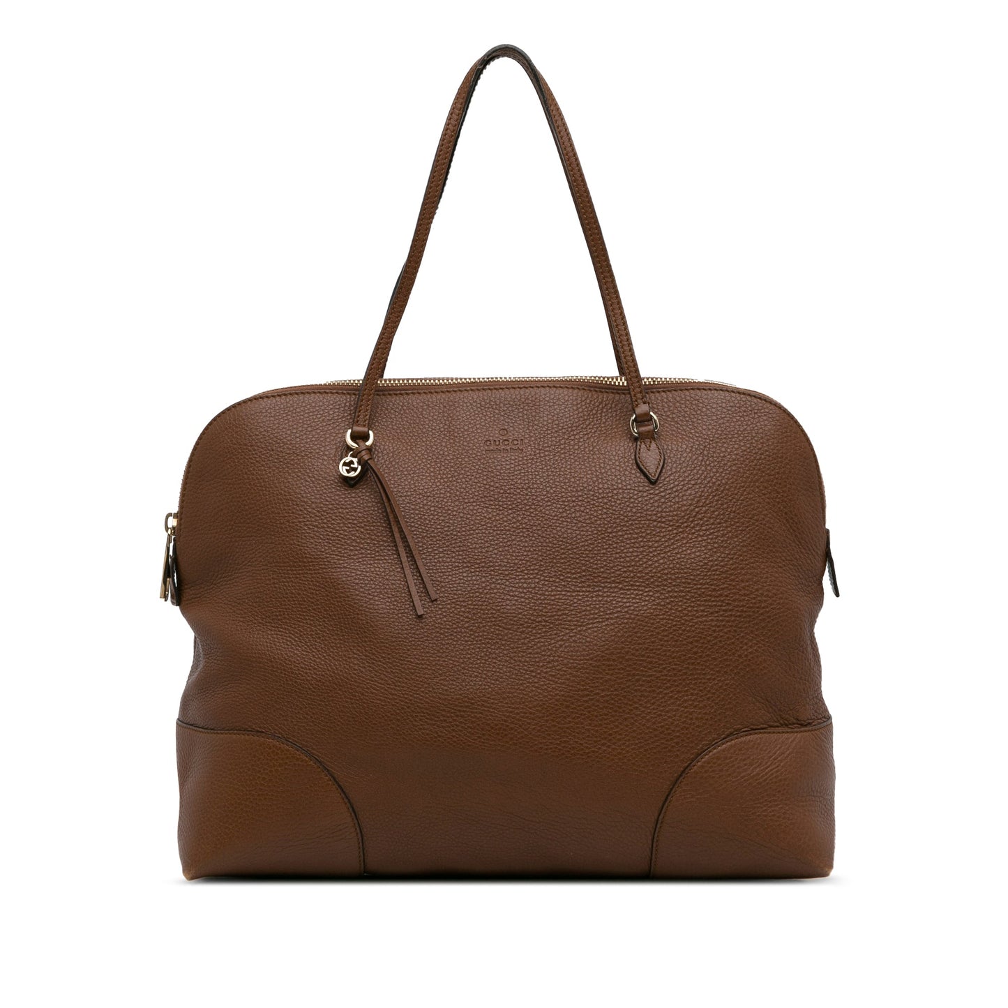 Gucci Brown Leather Tote Style 4