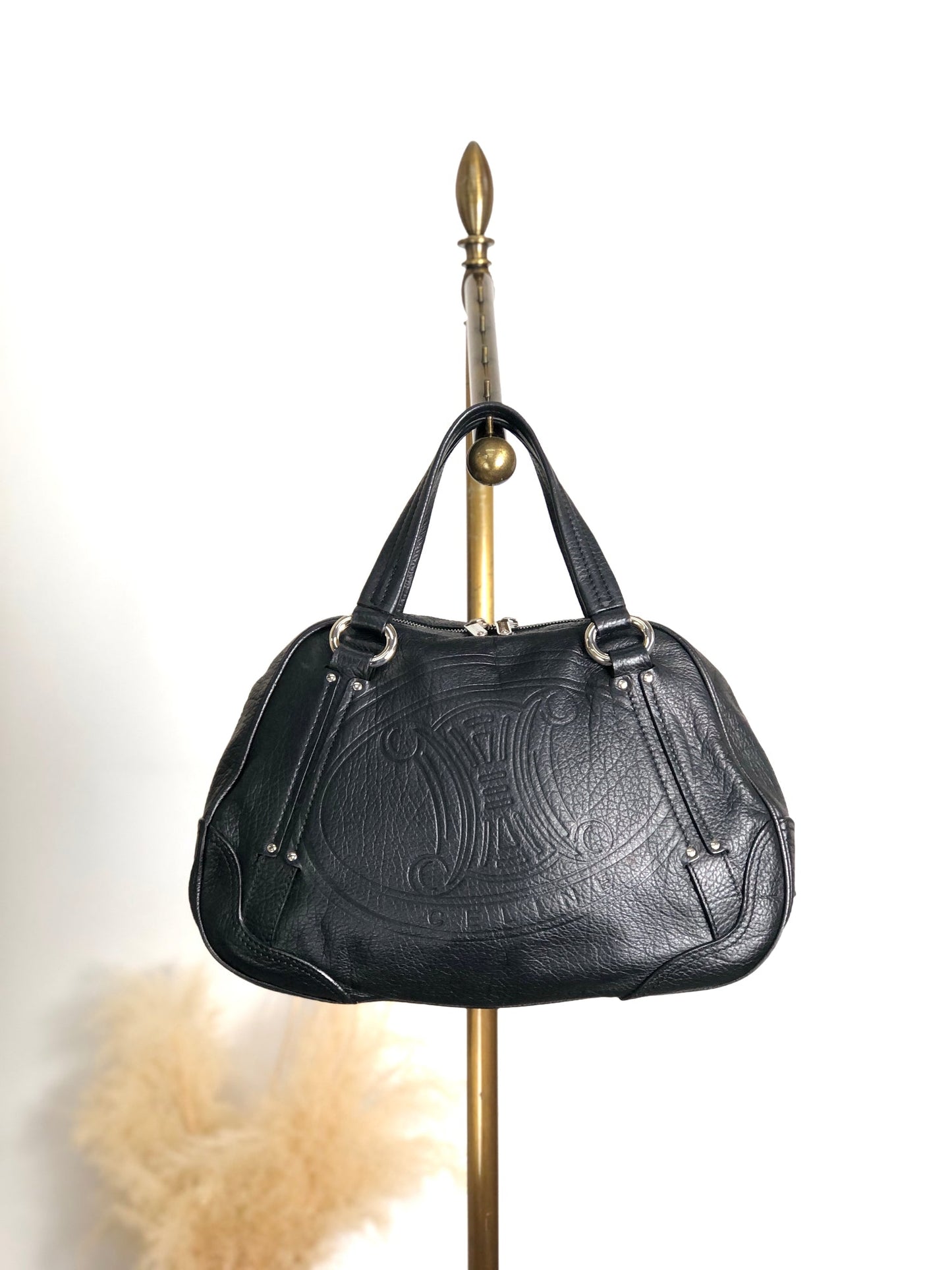 CELINE Small Boston bag Handbag Black 2bg7ri