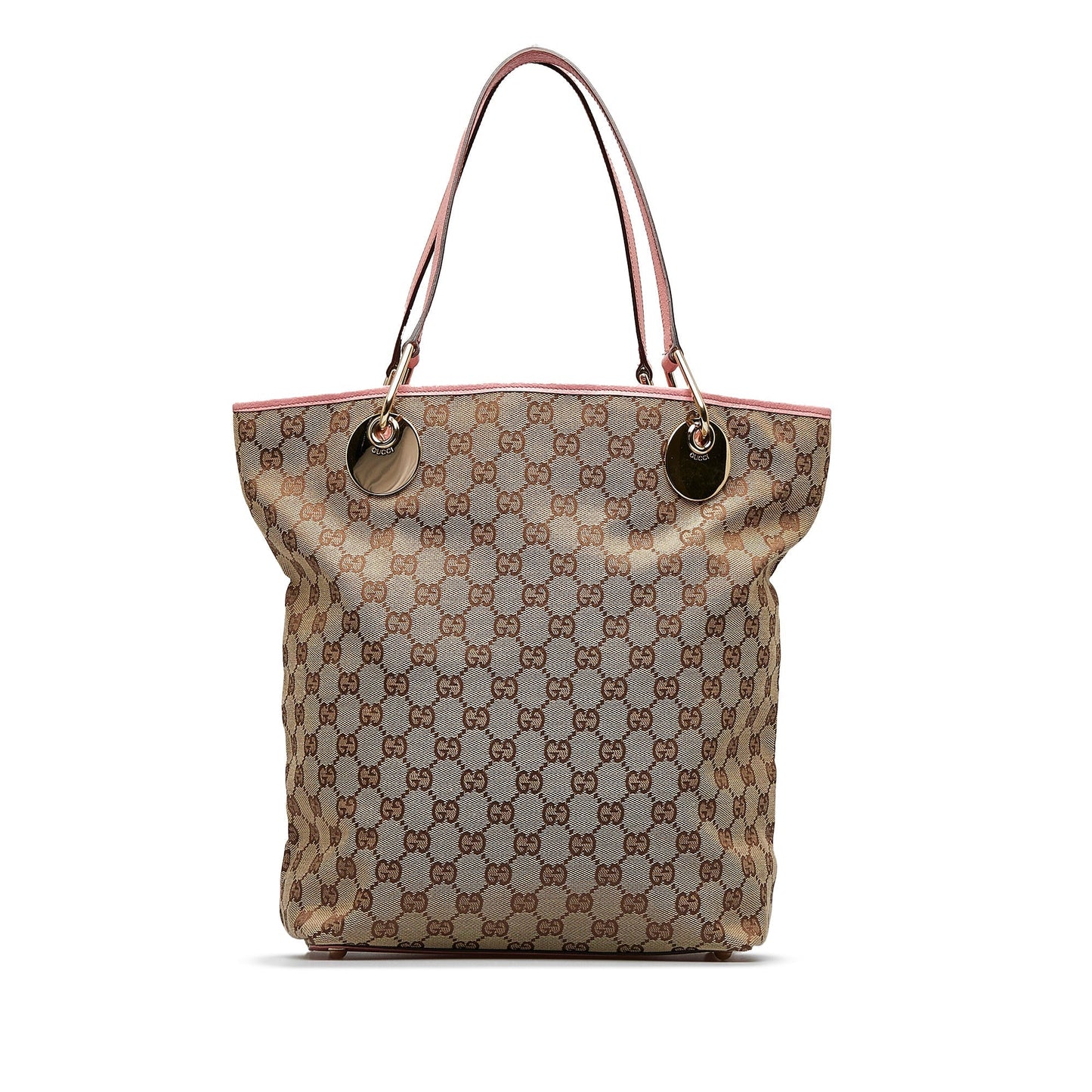 Gucci Leather Canvas Tote