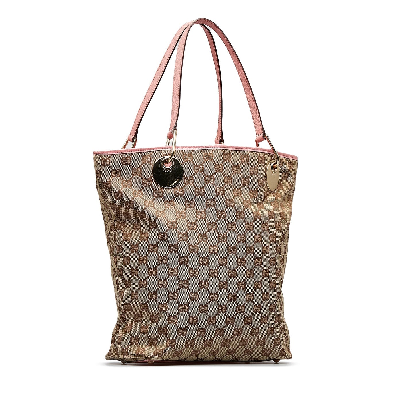 Gucci Leather Canvas Tote