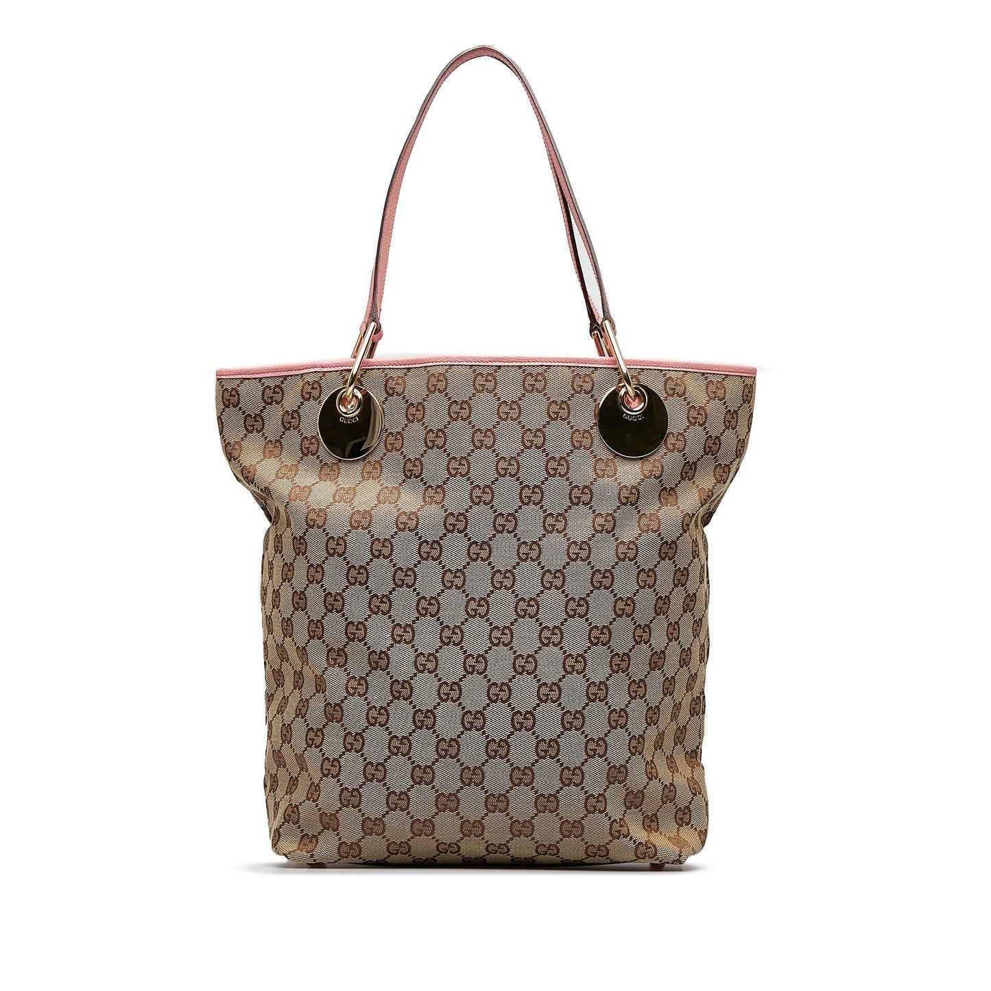 Gucci Leather Canvas Tote