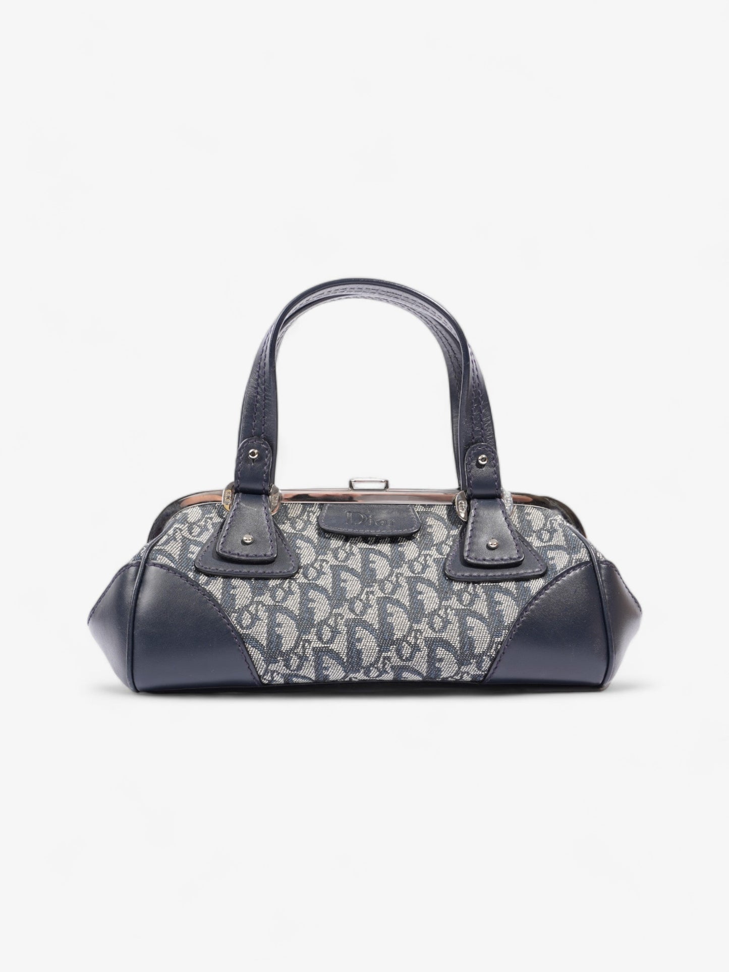 Christian Dior Doctor Bag Monogram / Navy Blue Canvas
