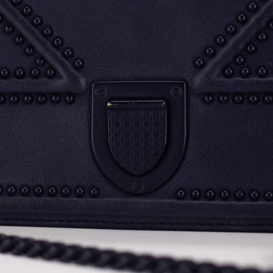 Dior Diorama Wallet On Chain Navy