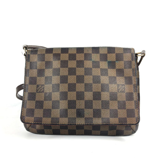 LOUIS VUITTON Shoulder Bag Damier canvas Brown Damier Musette Tango Long Women