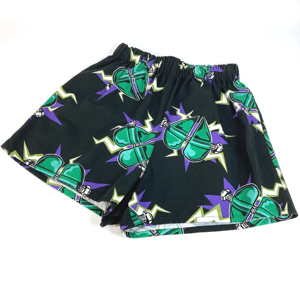 PRADA Shorts cotton black Franken logo Women 38