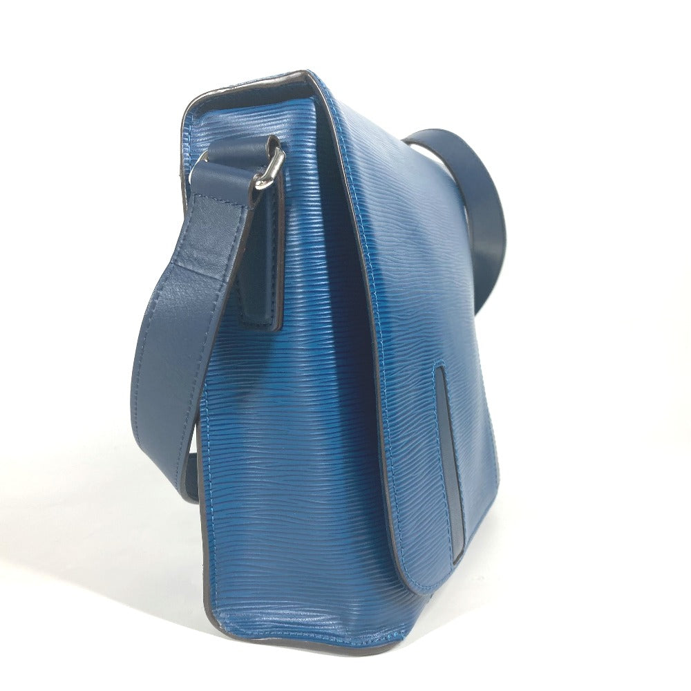 LOUIS VUITTON Shoulder Bag Epi Leather blue Epi Harrington Messenger mens