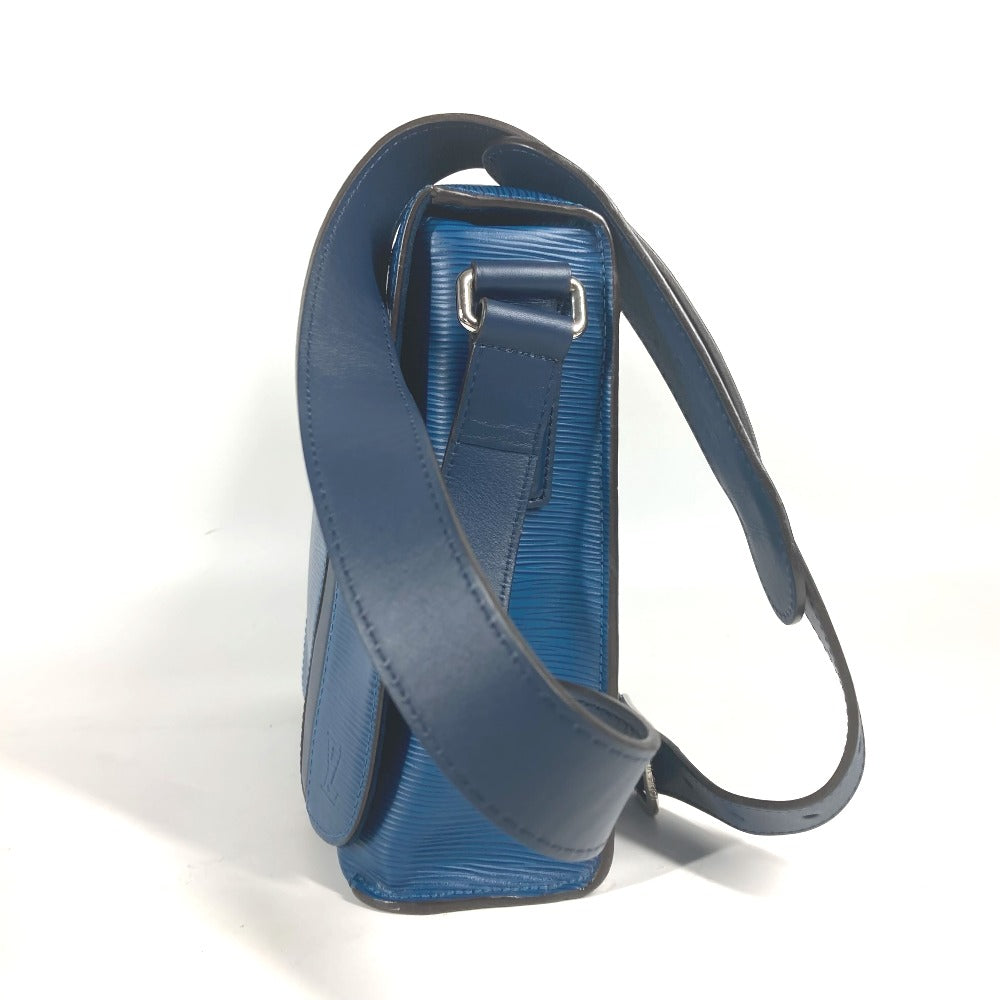 LOUIS VUITTON Shoulder Bag Epi Leather blue Epi Harrington Messenger mens