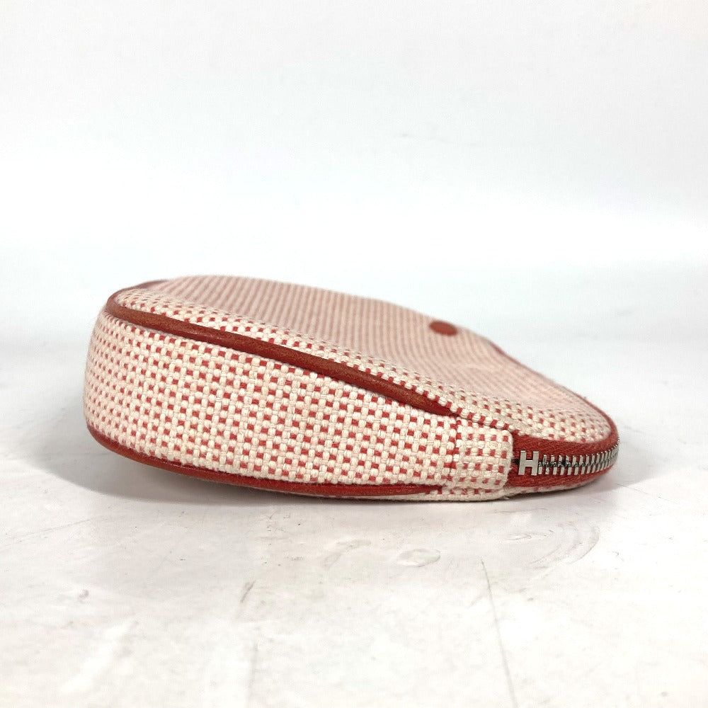 HERMES Pouch cotton Orange type Pouch "Echappé"