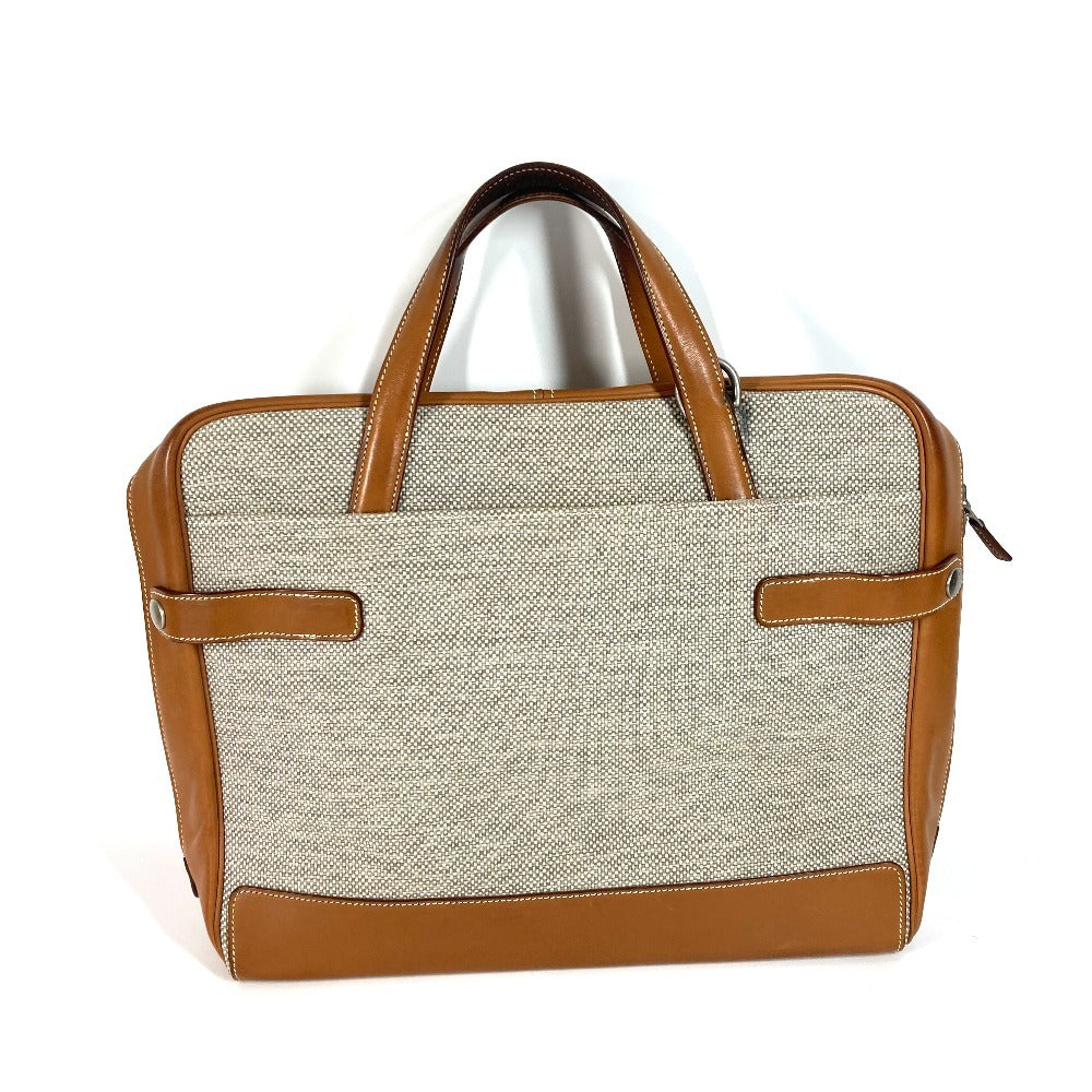 HERMES Business bag , Toile H Technique x Barenia Brown bag Currysh Express unisex(Unisex)