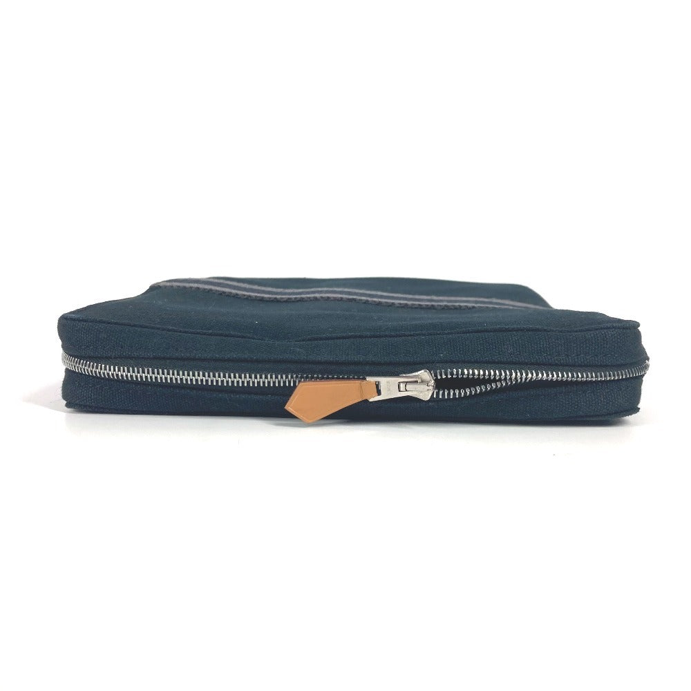 HERMES Pouch cotton black Fool Toe
