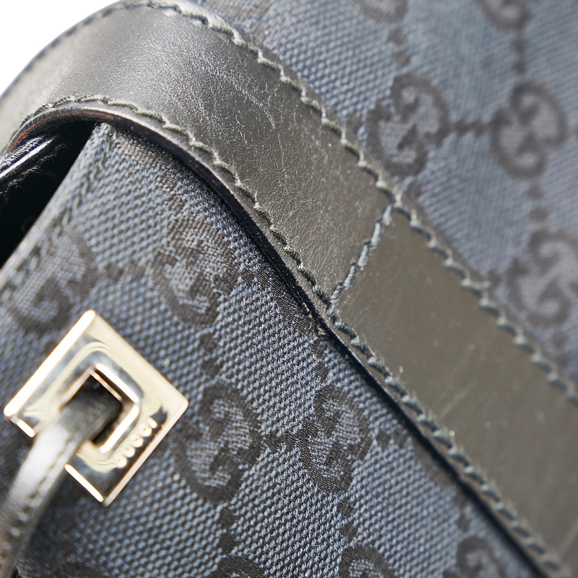 Gucci Leather Canvas Tote Style 44