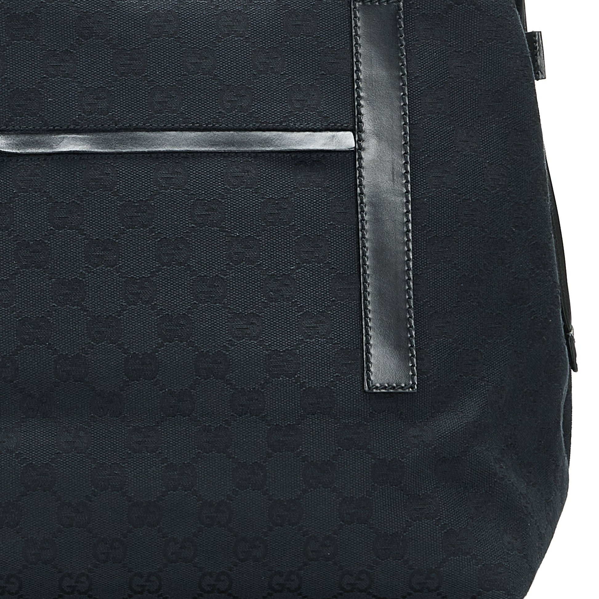 Gucci Leather Canvas Tote Style 44