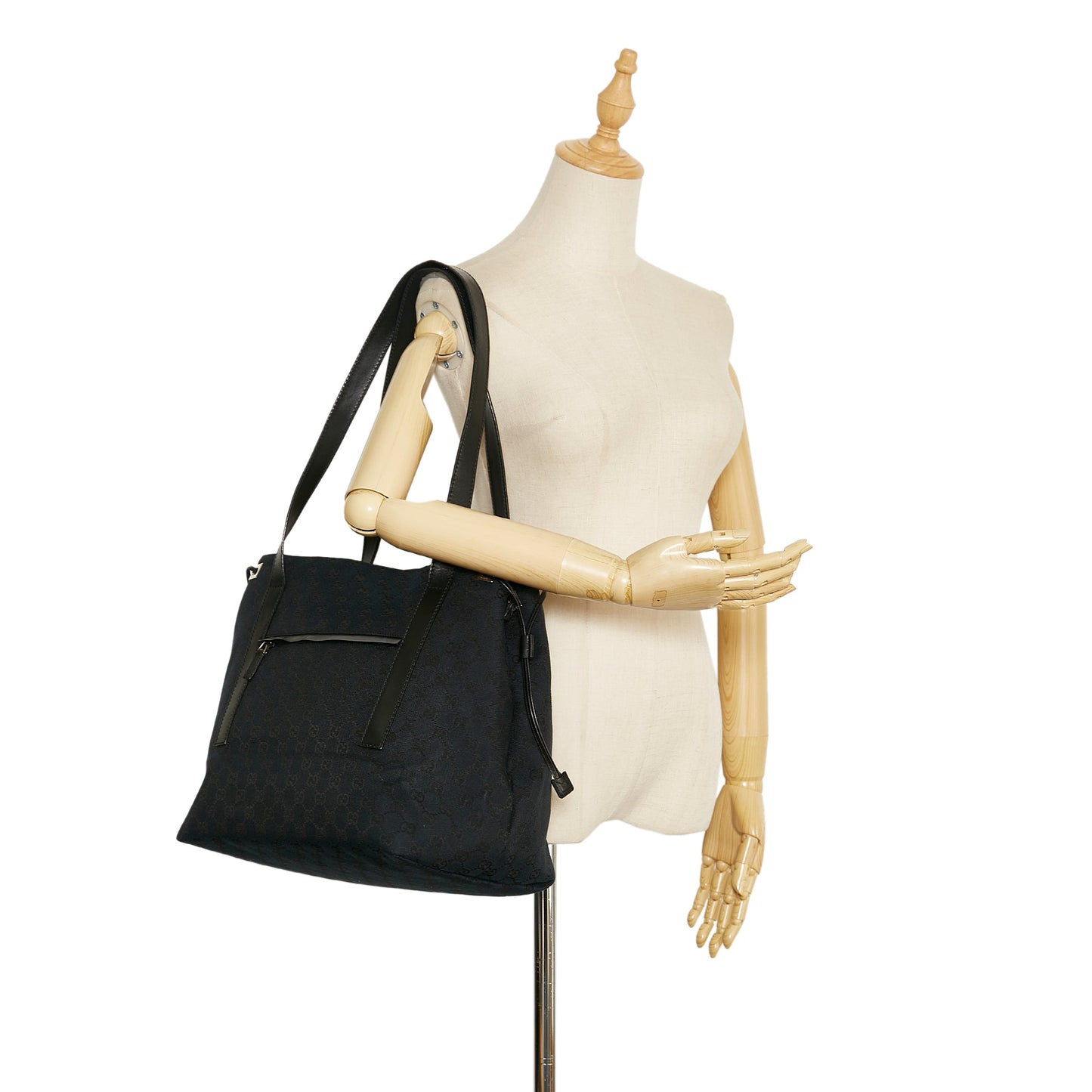 Gucci Leather Canvas Tote Style 44
