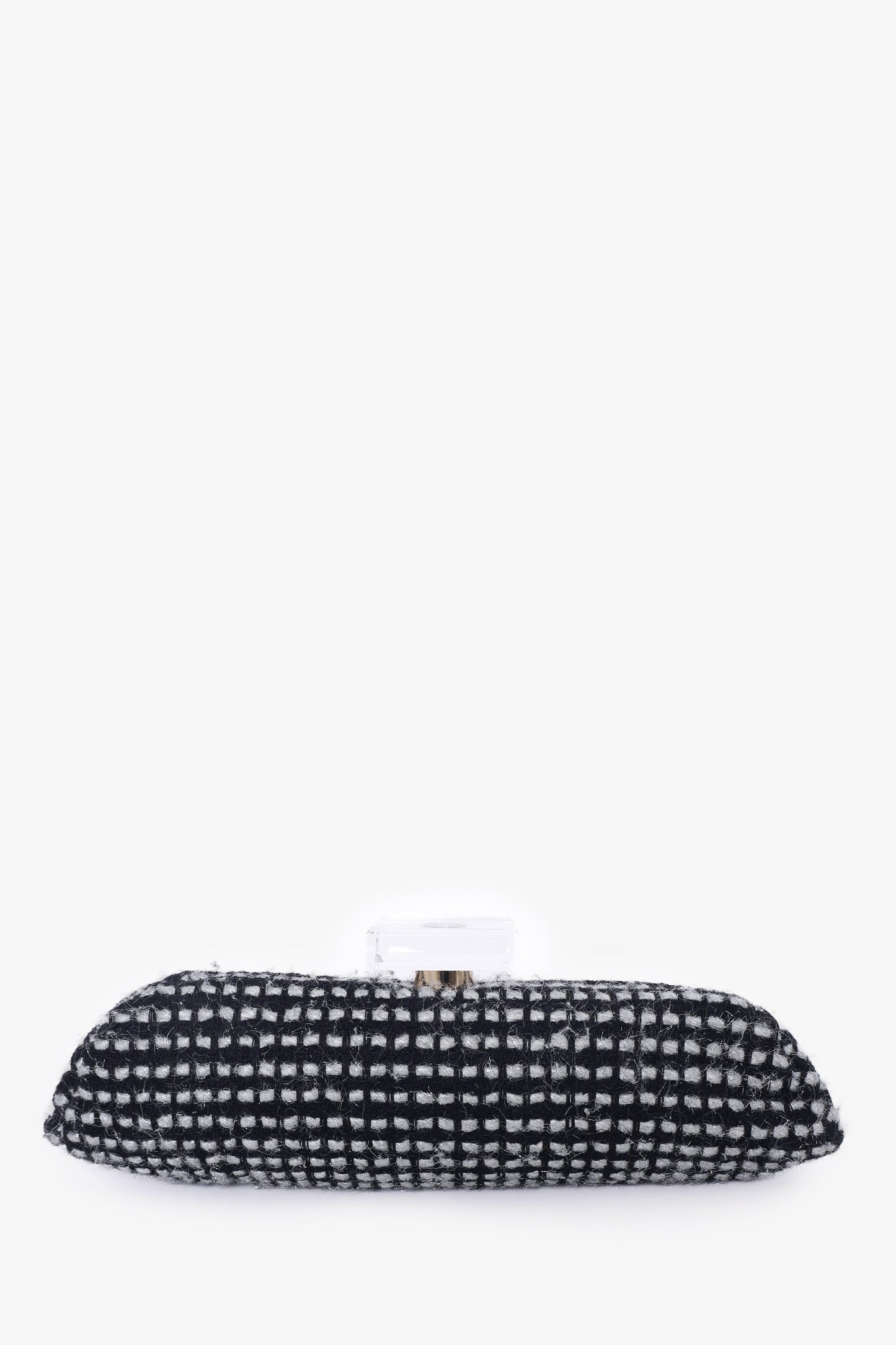 Chanel™ 2002/03 Black/Silver Tweed Clutch