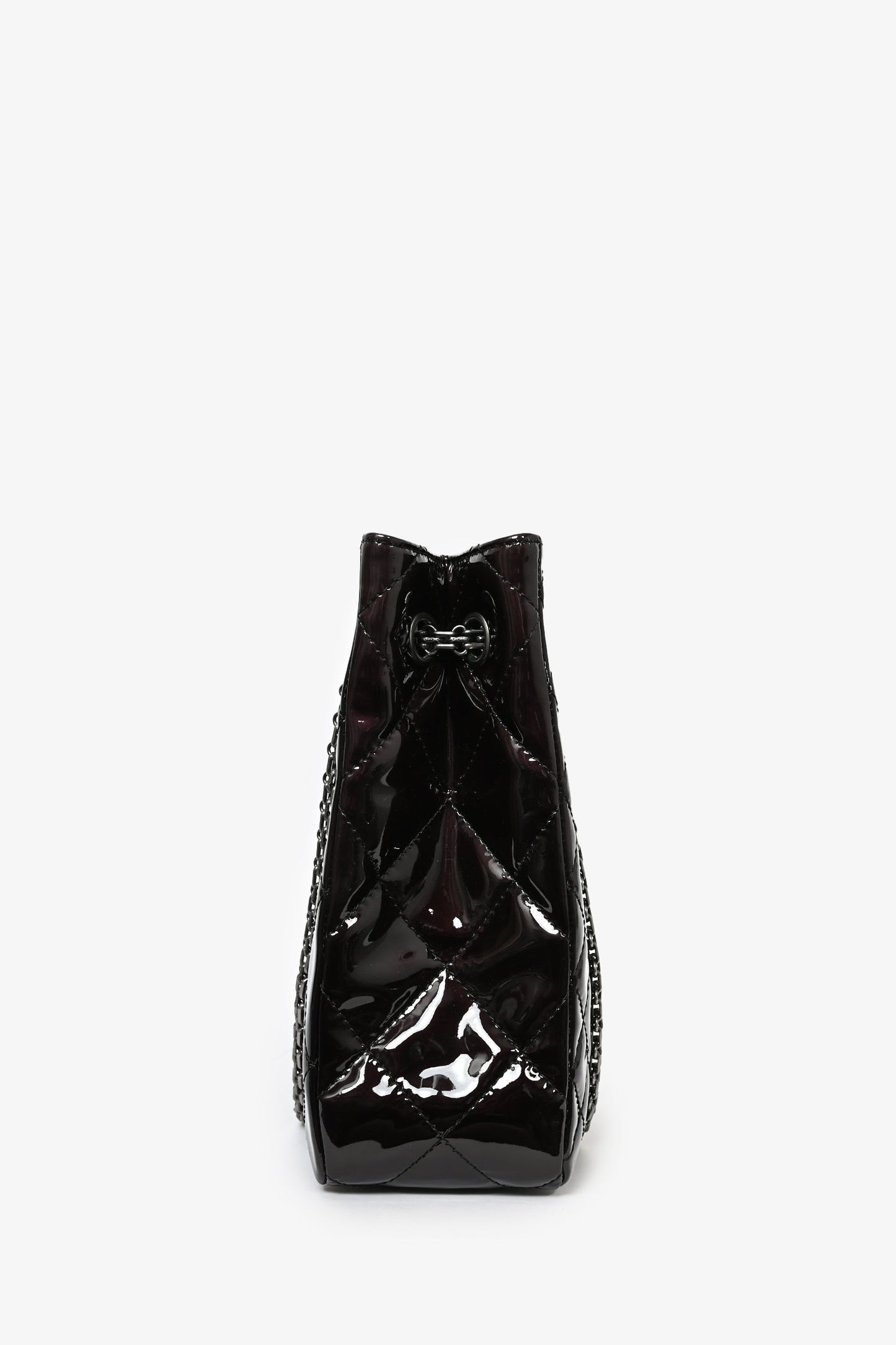 Chanel™ 2011/12 Dark Purple Patent Quilted Leather 2.55 Reissue Tote Bag