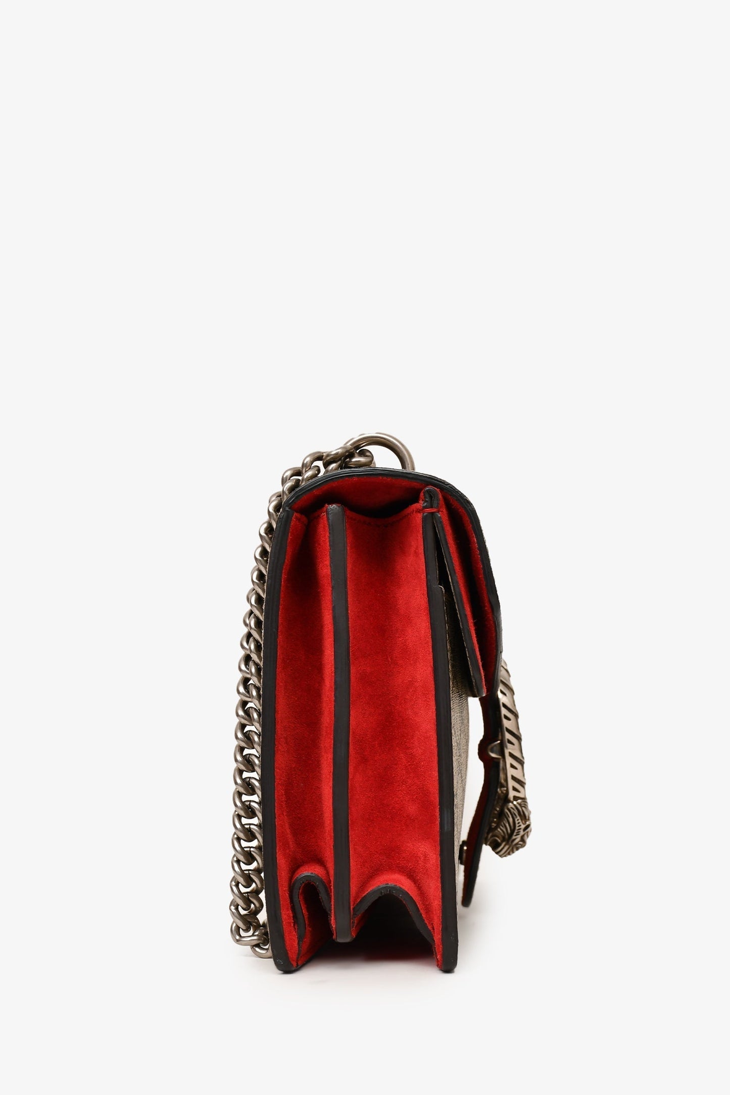 Gucci Leather Canvas Shoulder Bag