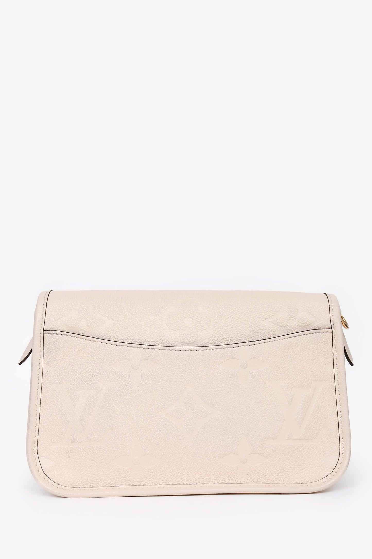 Louis Vuitton 2023 Cream Leather Emprienete Diane Crossbody Bag
