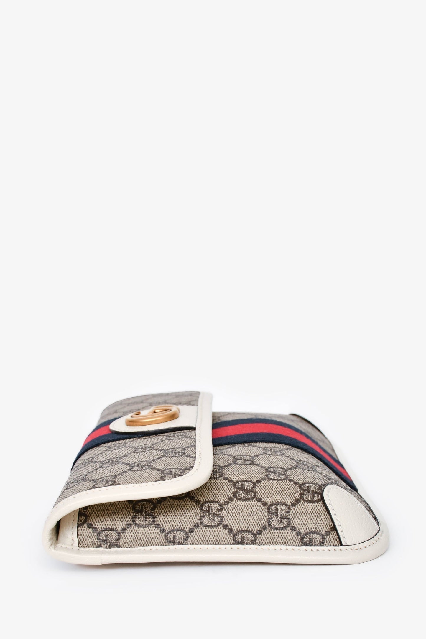 Gucci Leather Canvas Handbag