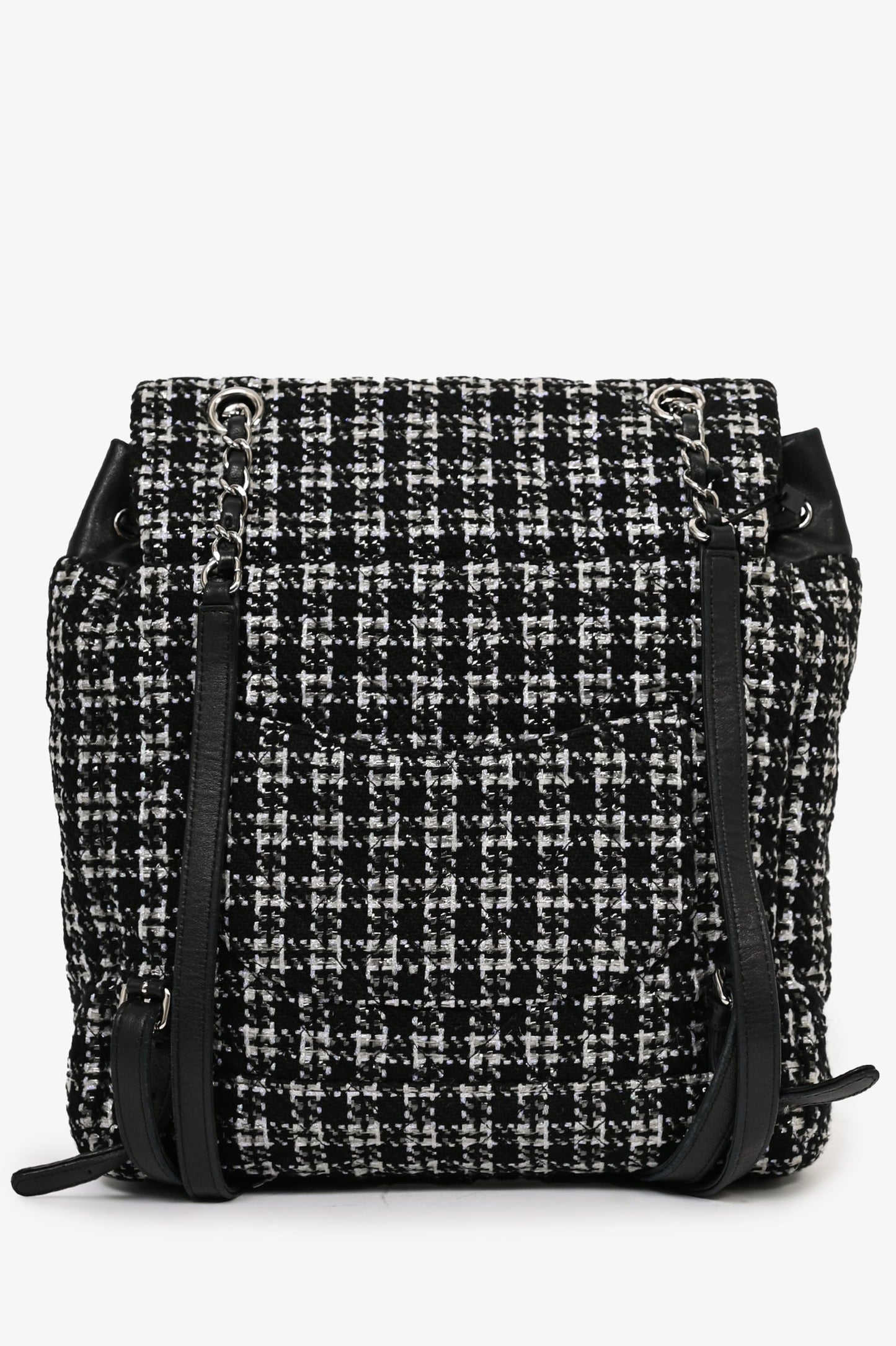 Chanel™ 2016 Black/Silver Tweed 'Urban Spirit' Backpack