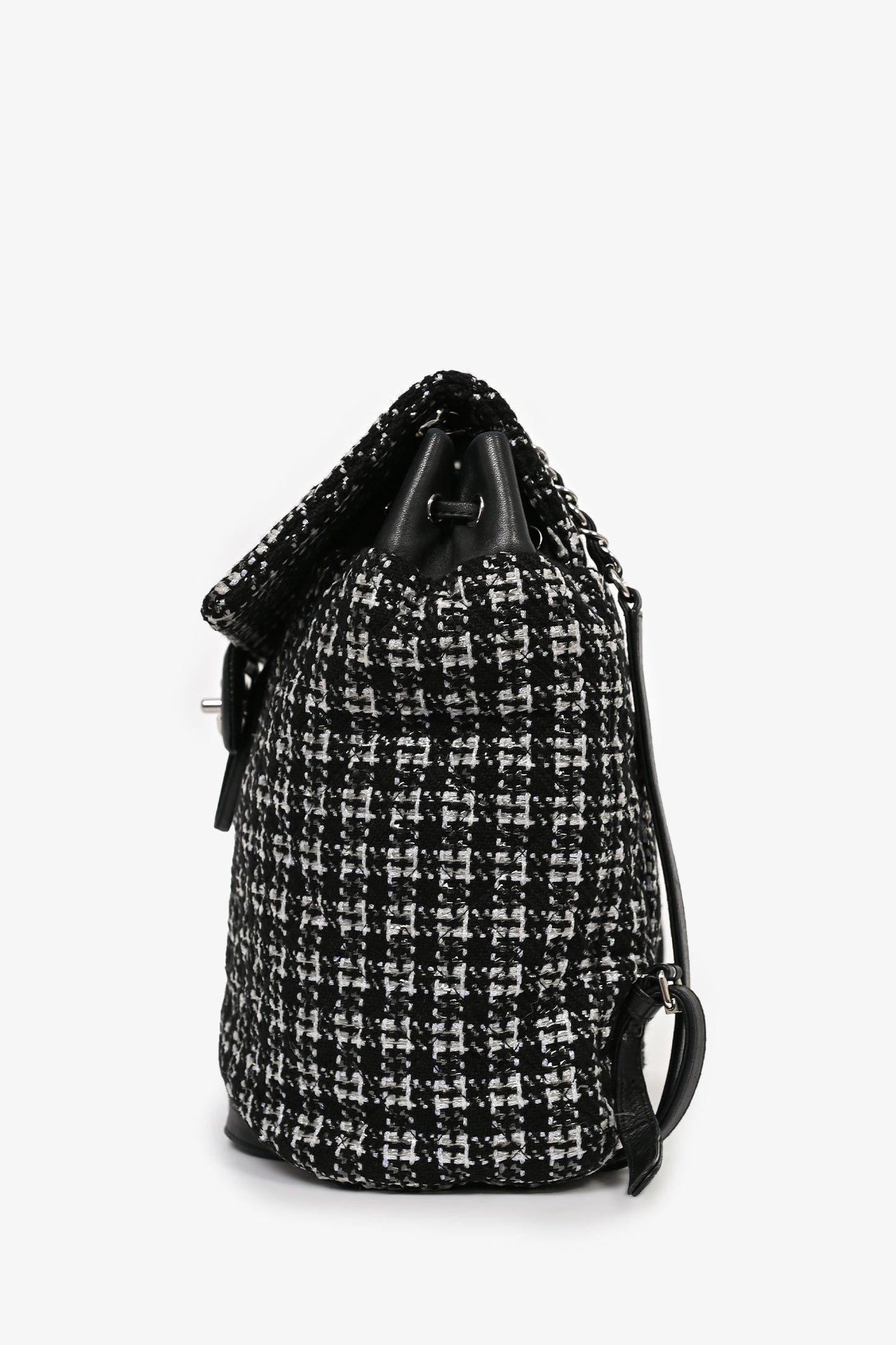 Chanel™ 2016 Black/Silver Tweed 'Urban Spirit' Backpack