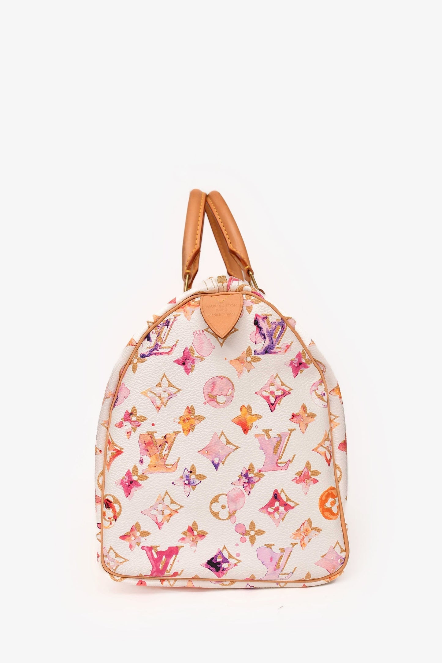 Louis Vuitton 2008 White Monogram Watercolour Aquarelle