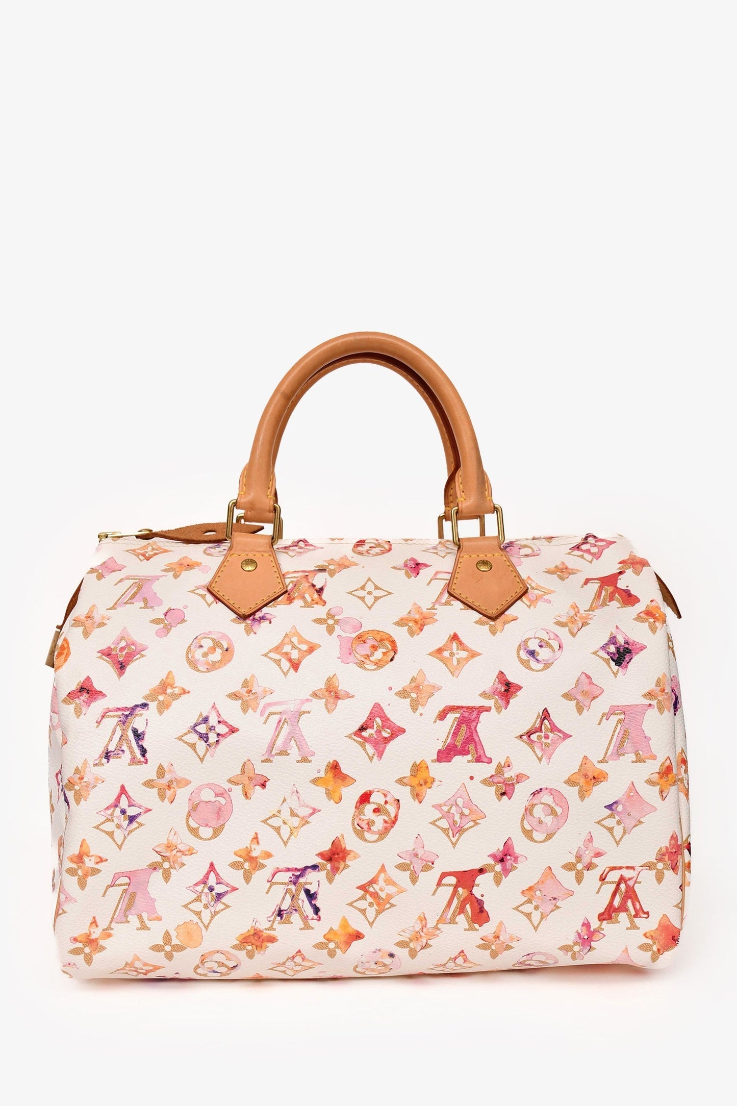 Louis Vuitton 2008 White Monogram Watercolour Aquarelle