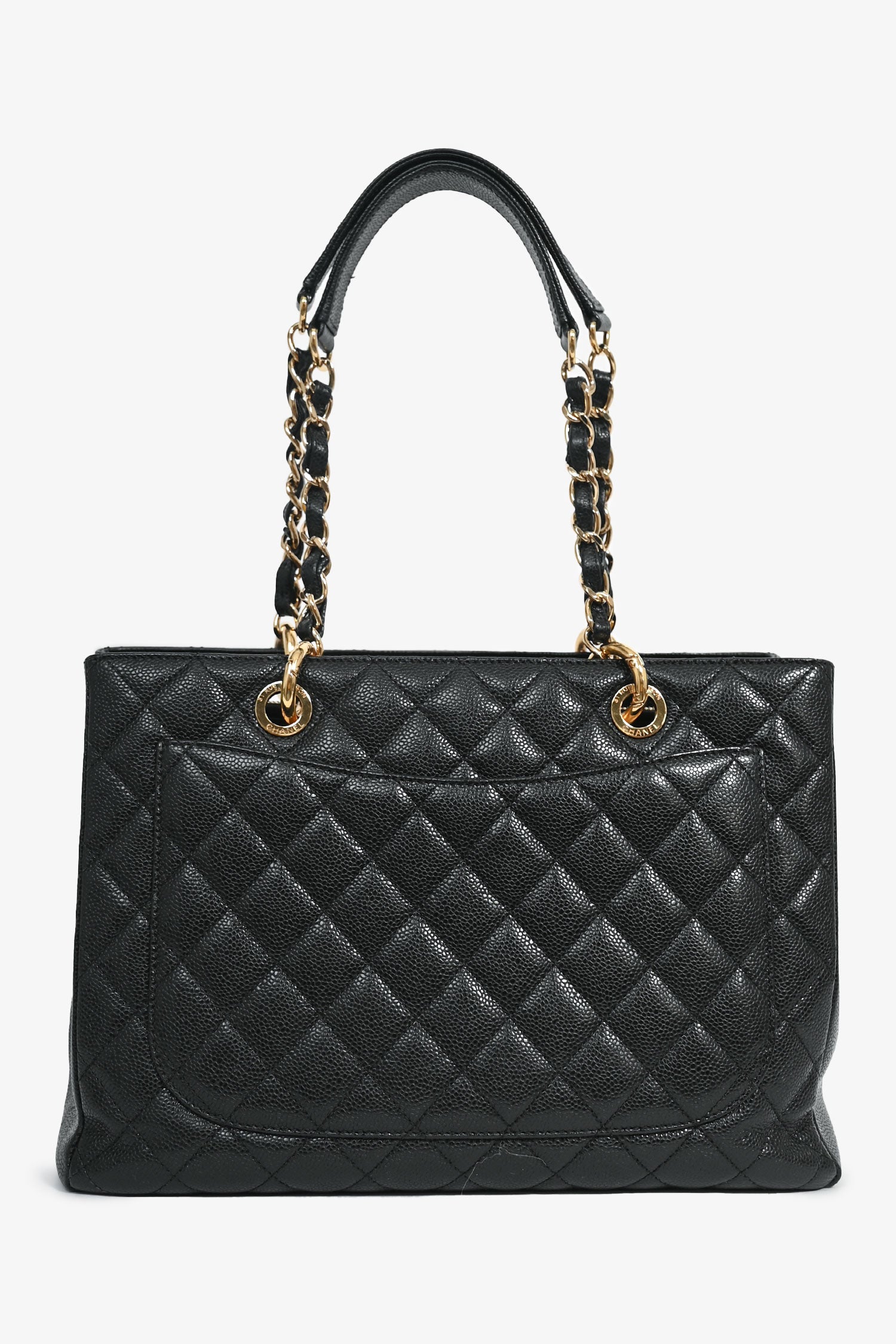 Chanel™ 2011-12 Black Caviar Leather Grand Shopping Tote GHW