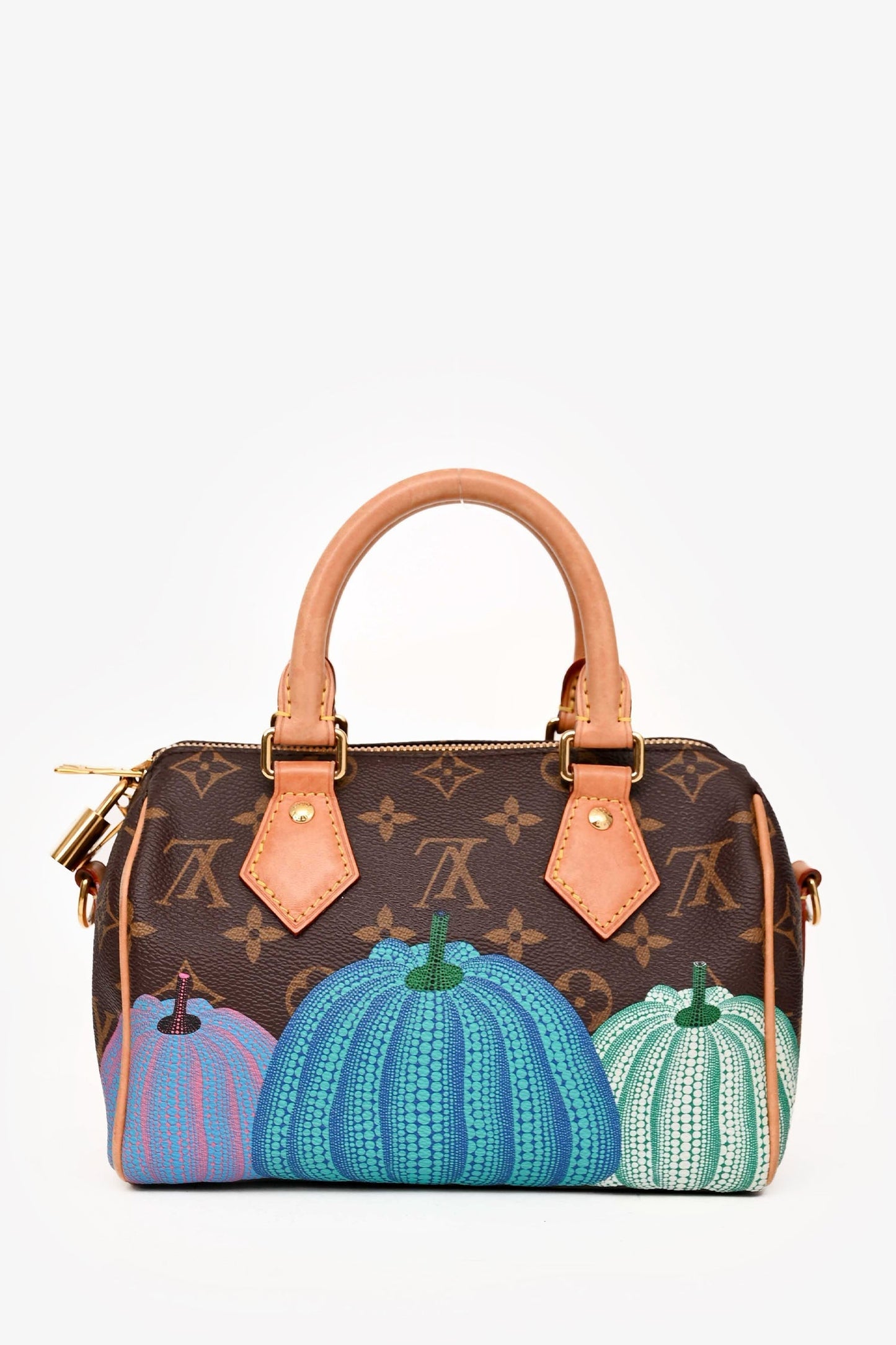 Louis Vuitton X Yayoi Kusama Monogram Pumpkin Bandouliere 20 With Strap