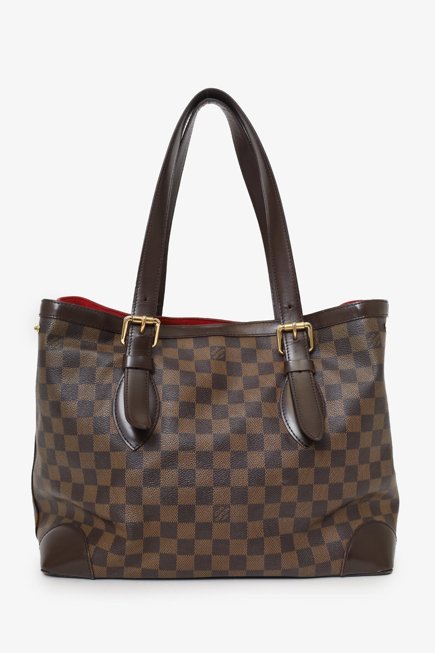 Louis Vuitton Damier Ebene Hampstead Shoulder Bag (As Is)
