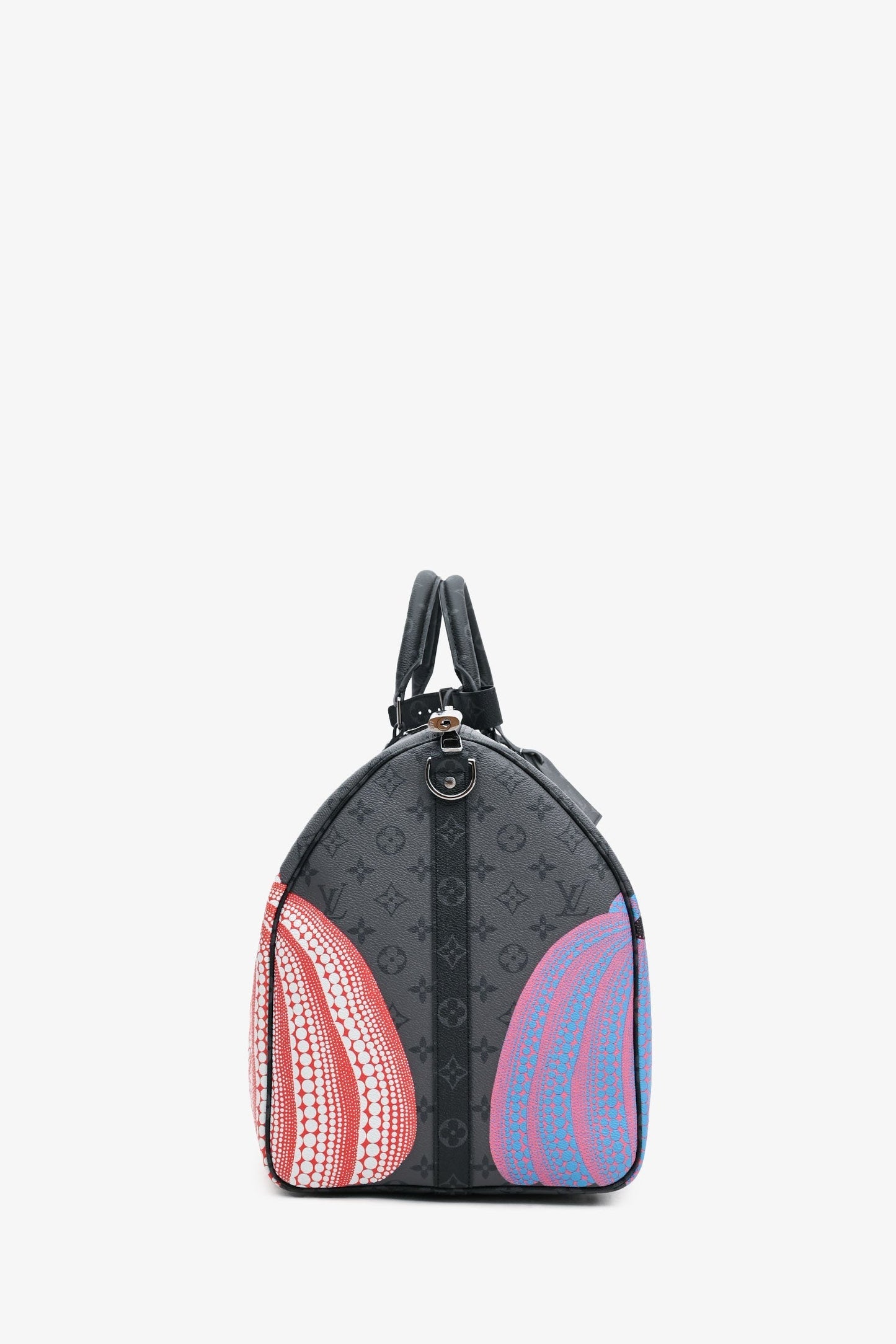 Louis Vuitton X Yayoi Kusama 2023 Monogram Eclipse Keepall 55 with Strap