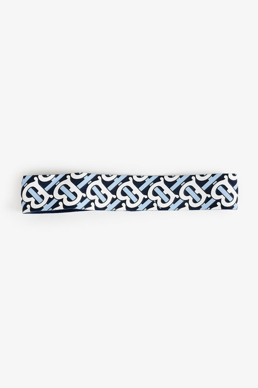Burberry Blue Logo Headband