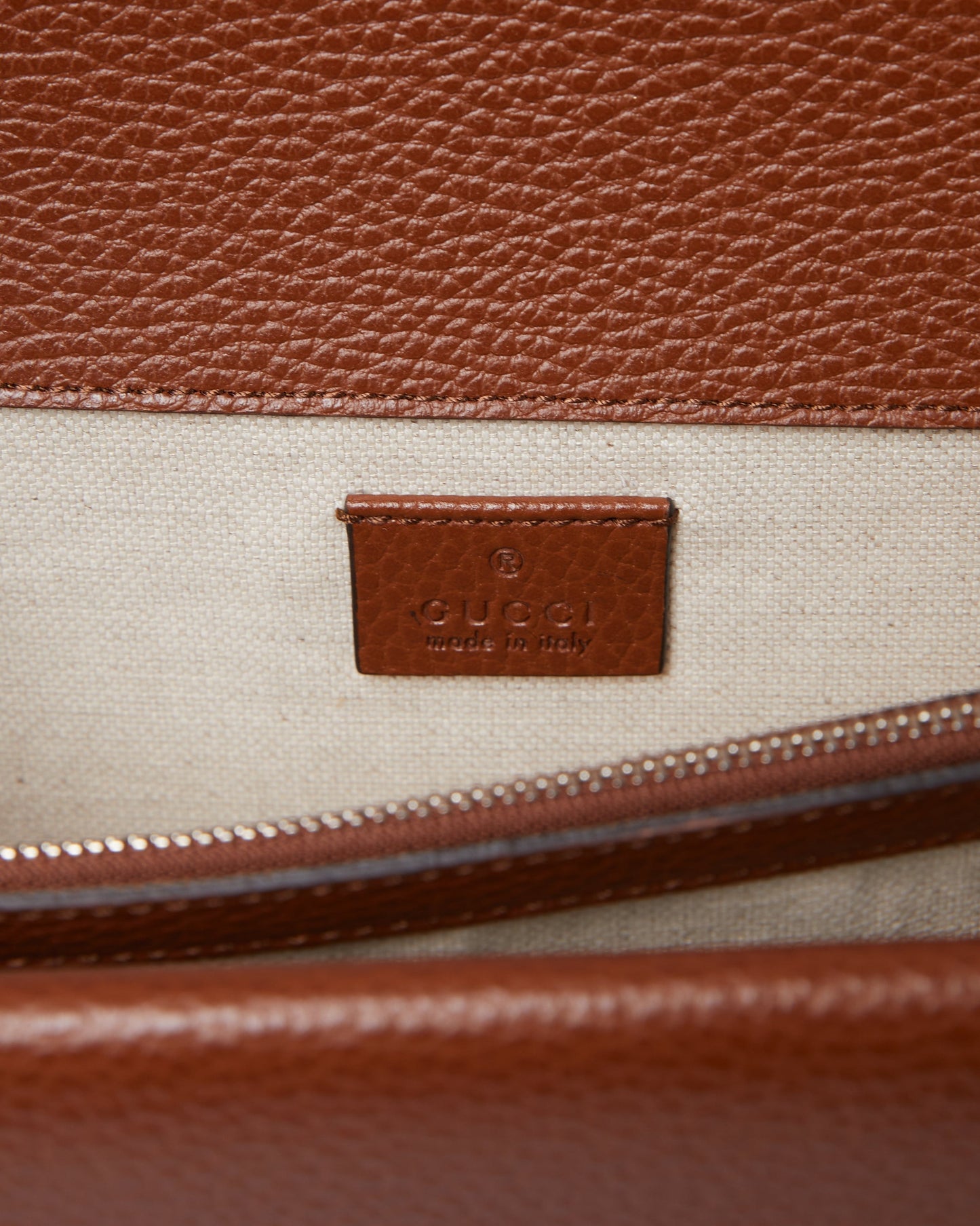 Gucci Lou Monogram Chain Leather Shoulder Bag