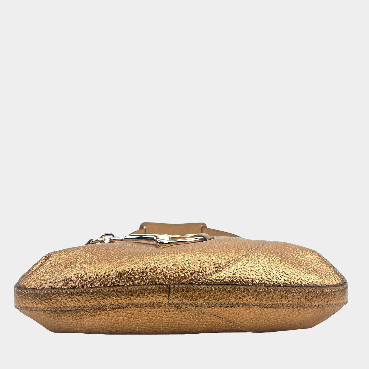 Gucci Leather Canvas Shoulder Bag