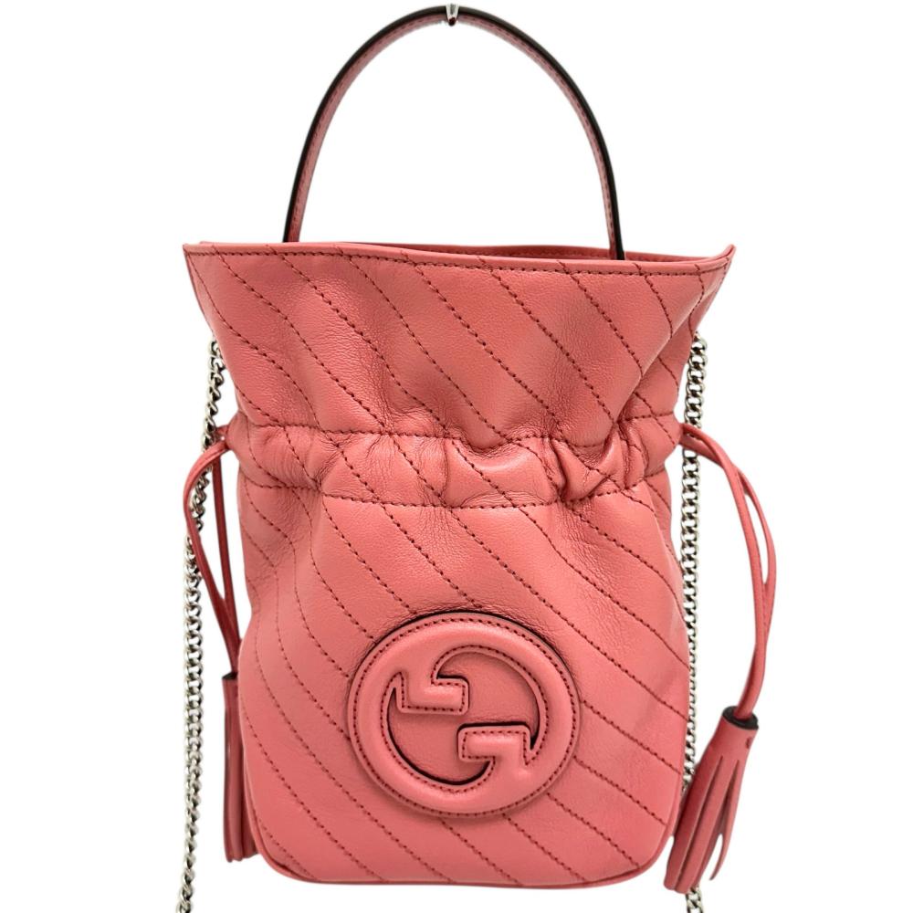 Gucci Blondie Mini Bucket Bag Leather Handbag