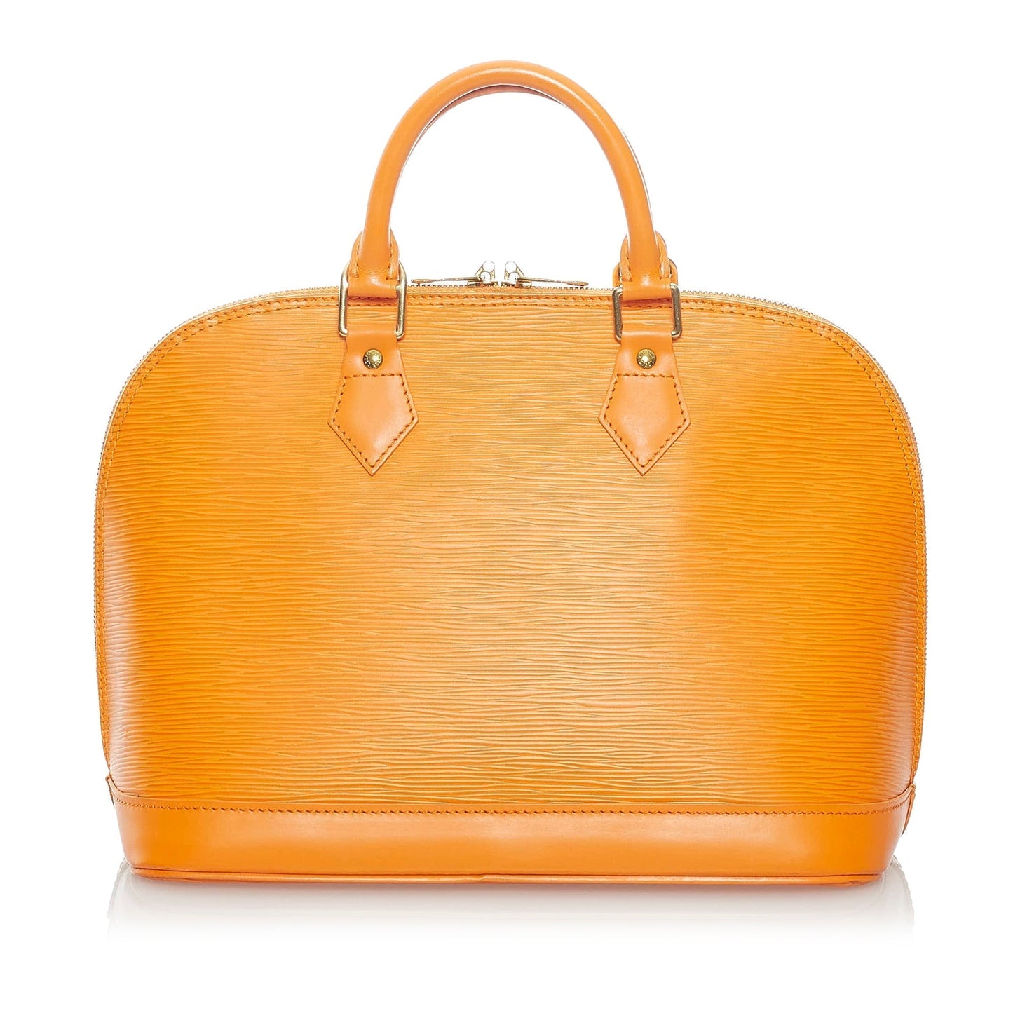 LOUIS VUITTON Epi Alma PM Orange Handbag