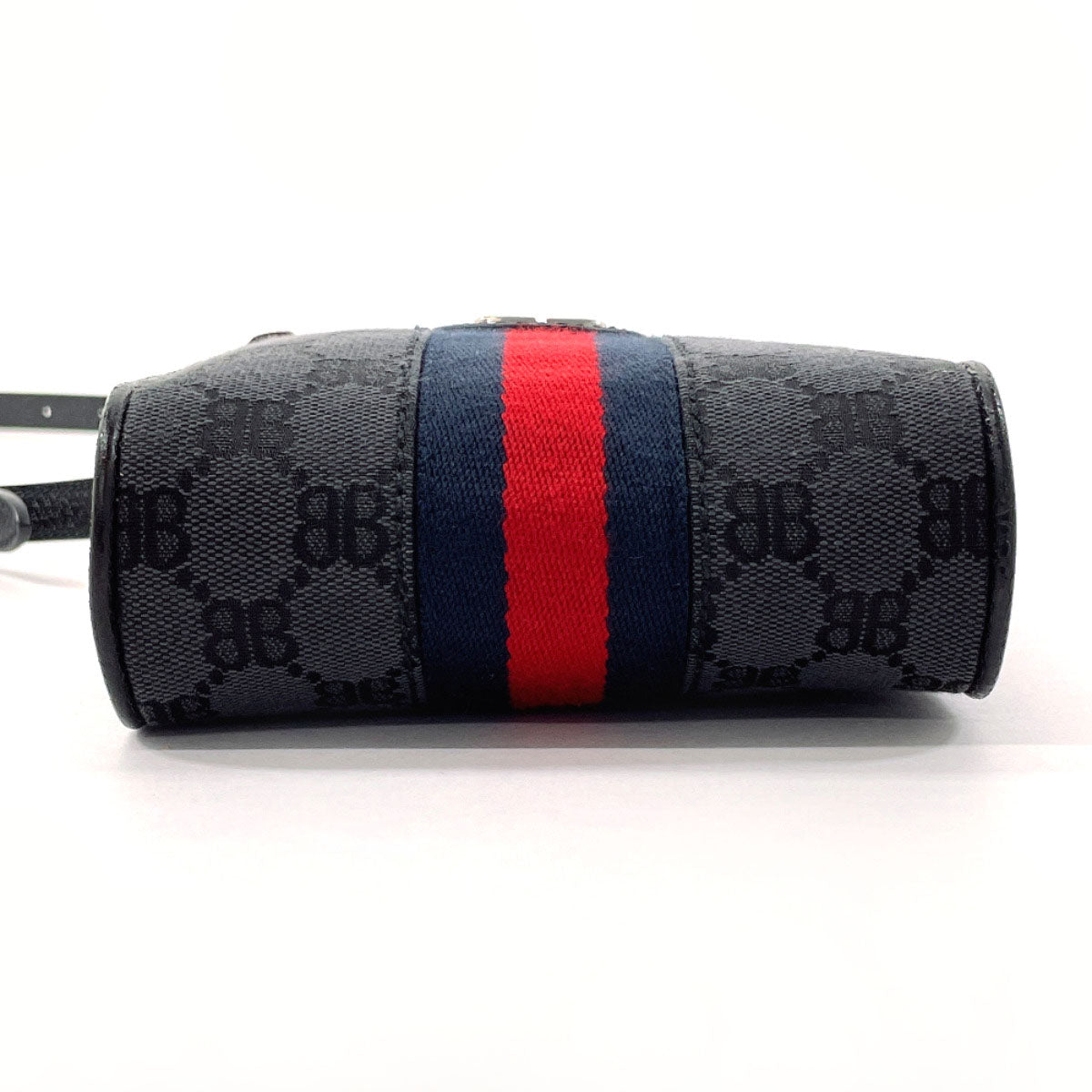 Gucci Leather Canvas Shoulder Bag