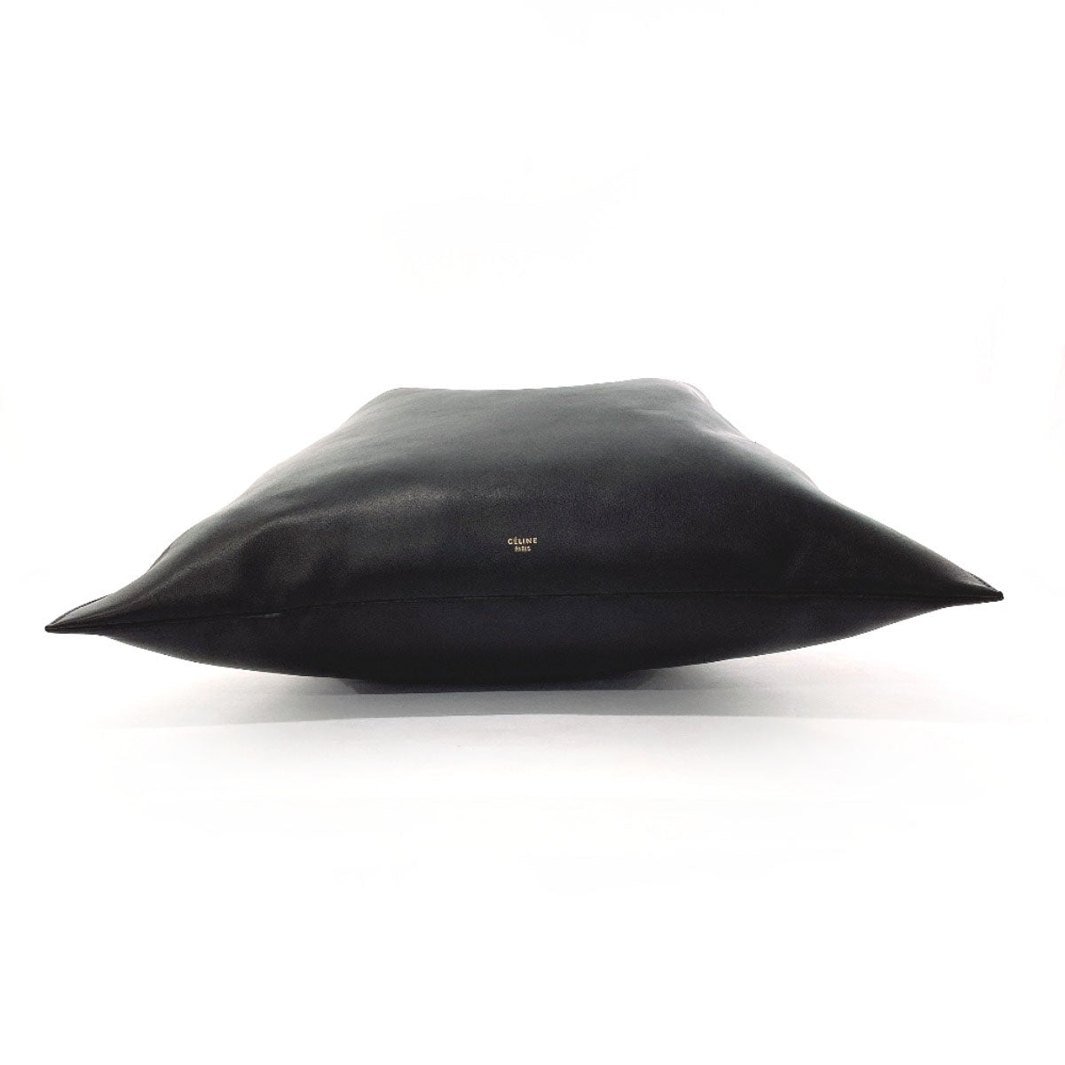 CELINE Handbag leather black Women