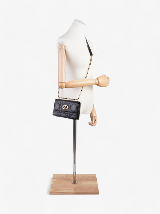 Christian Dior Miss Caro Bag Black Lambskin Leather Mini