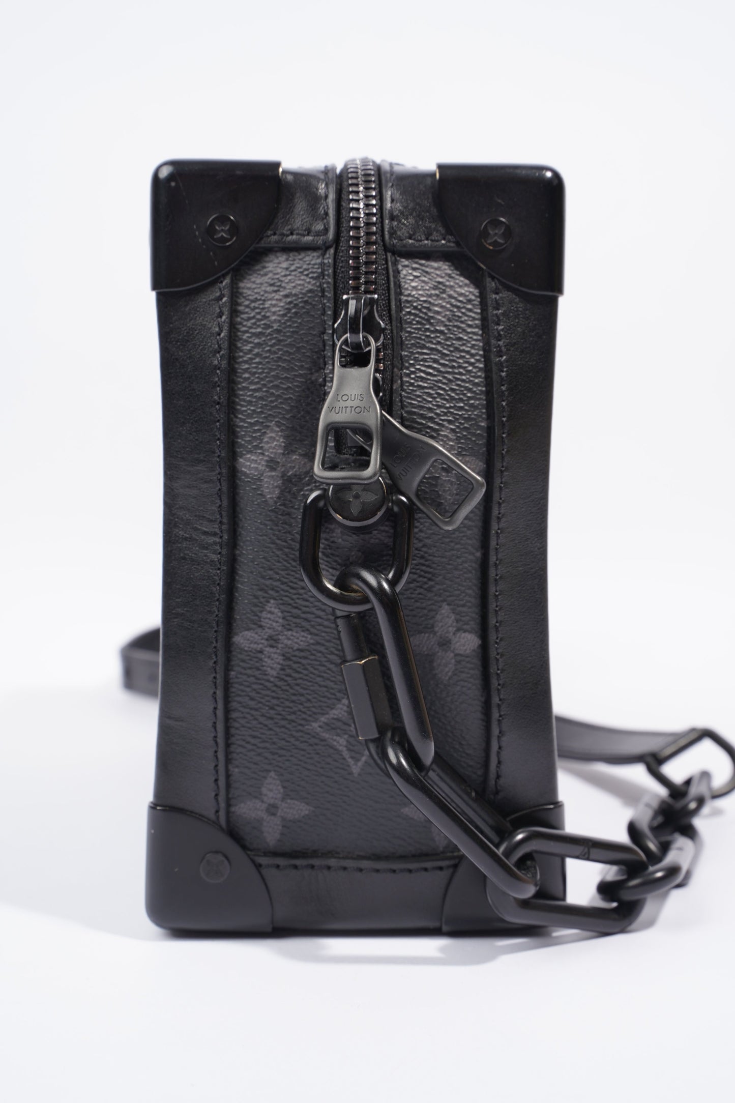 Louis Vuitton Soft Trunk Damier Graphite Coated Canvas Handbag
