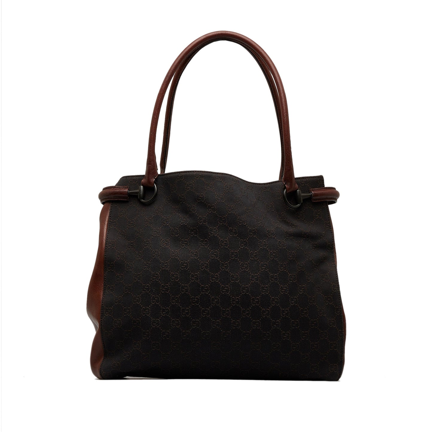 Gucci Leather Canvas Tote
