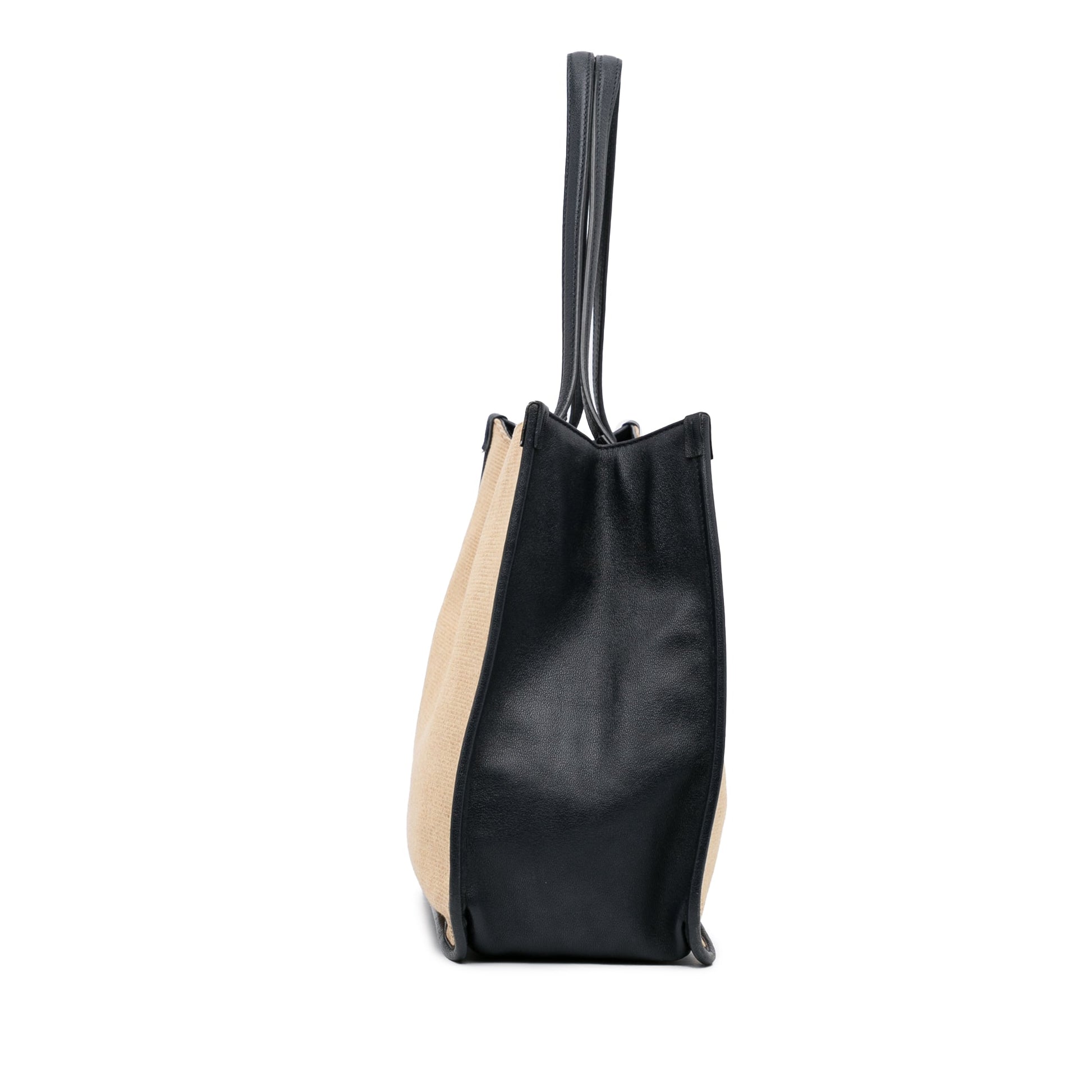 Gucci Horsebit Brown Leather Canvas Tote Style 4