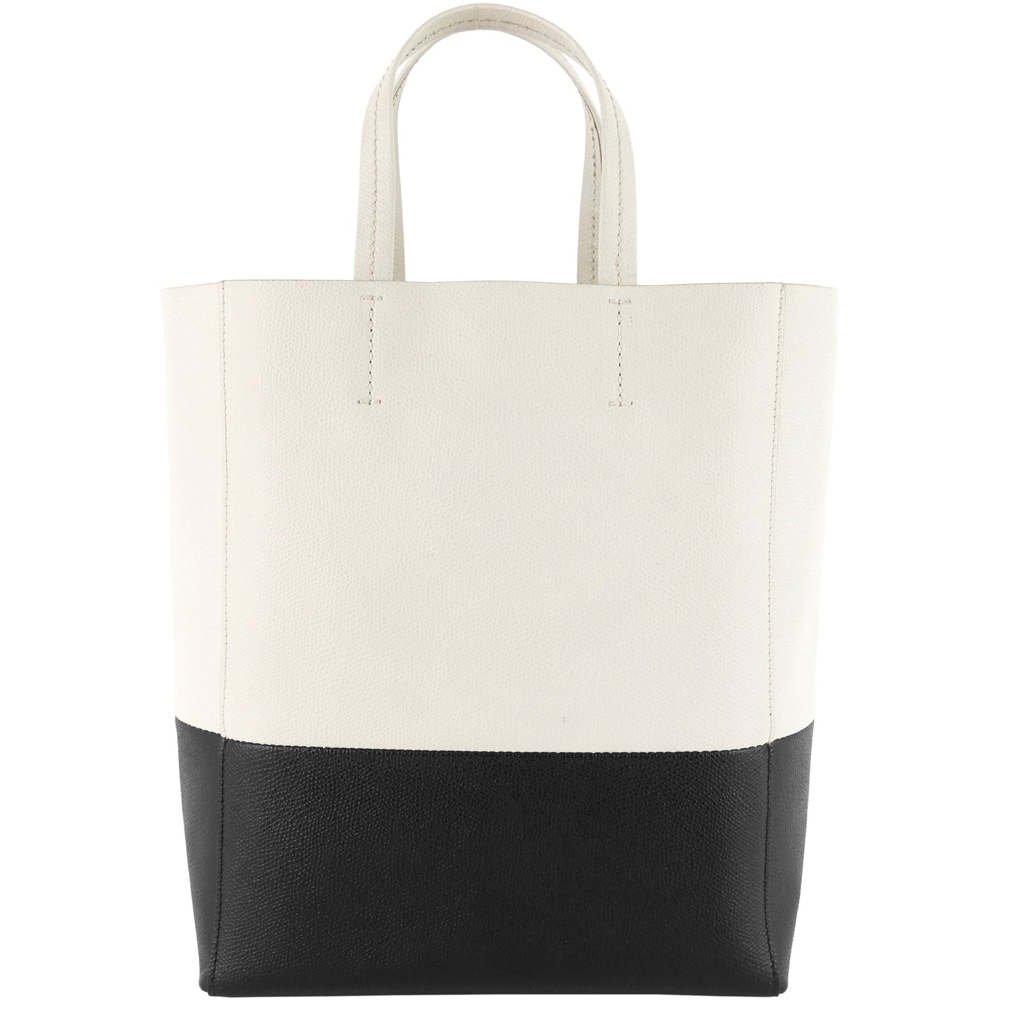 Luxury CELINE Vertical Cabas Small Bicolour Tote Bag
