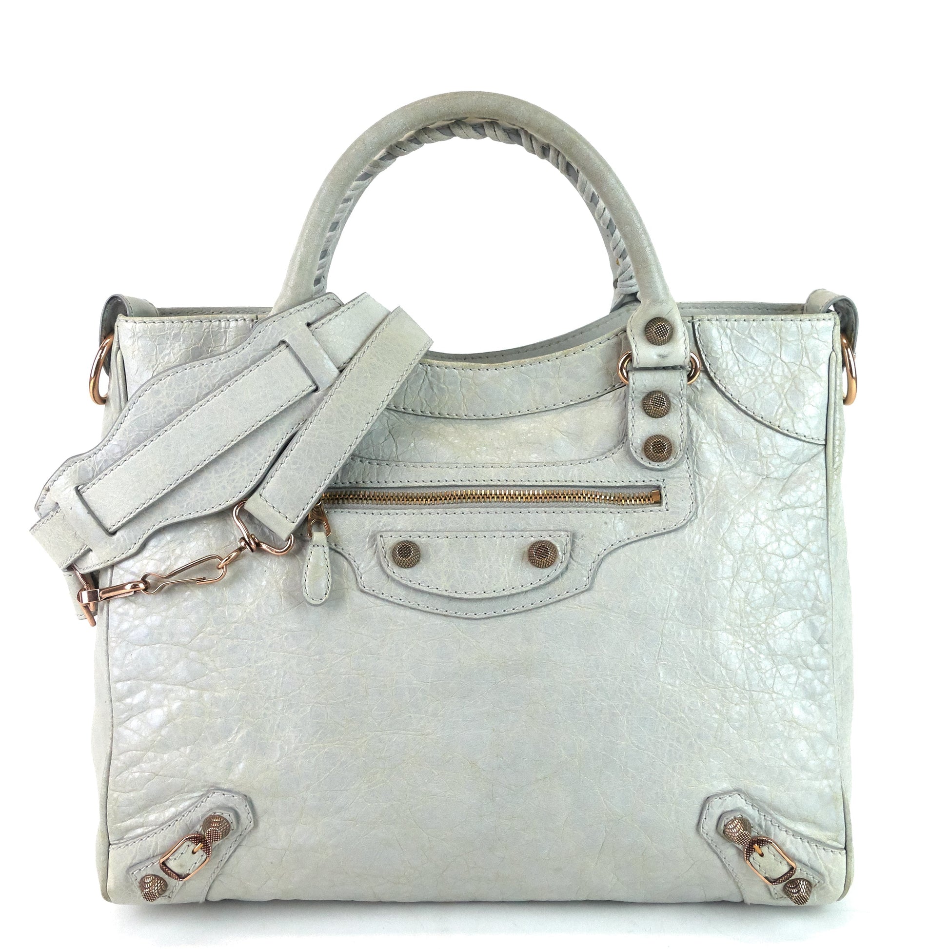 Balenciaga Velo Giant Studs Leather Handbag