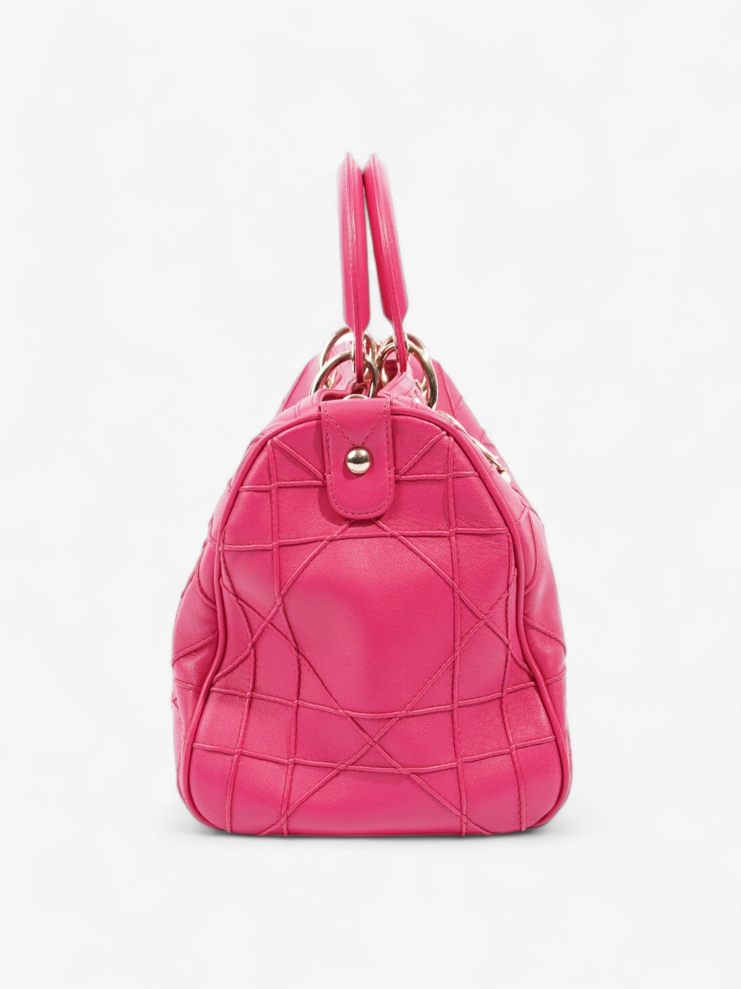 Christian Dior Granville Polochon Bag Pink Leather