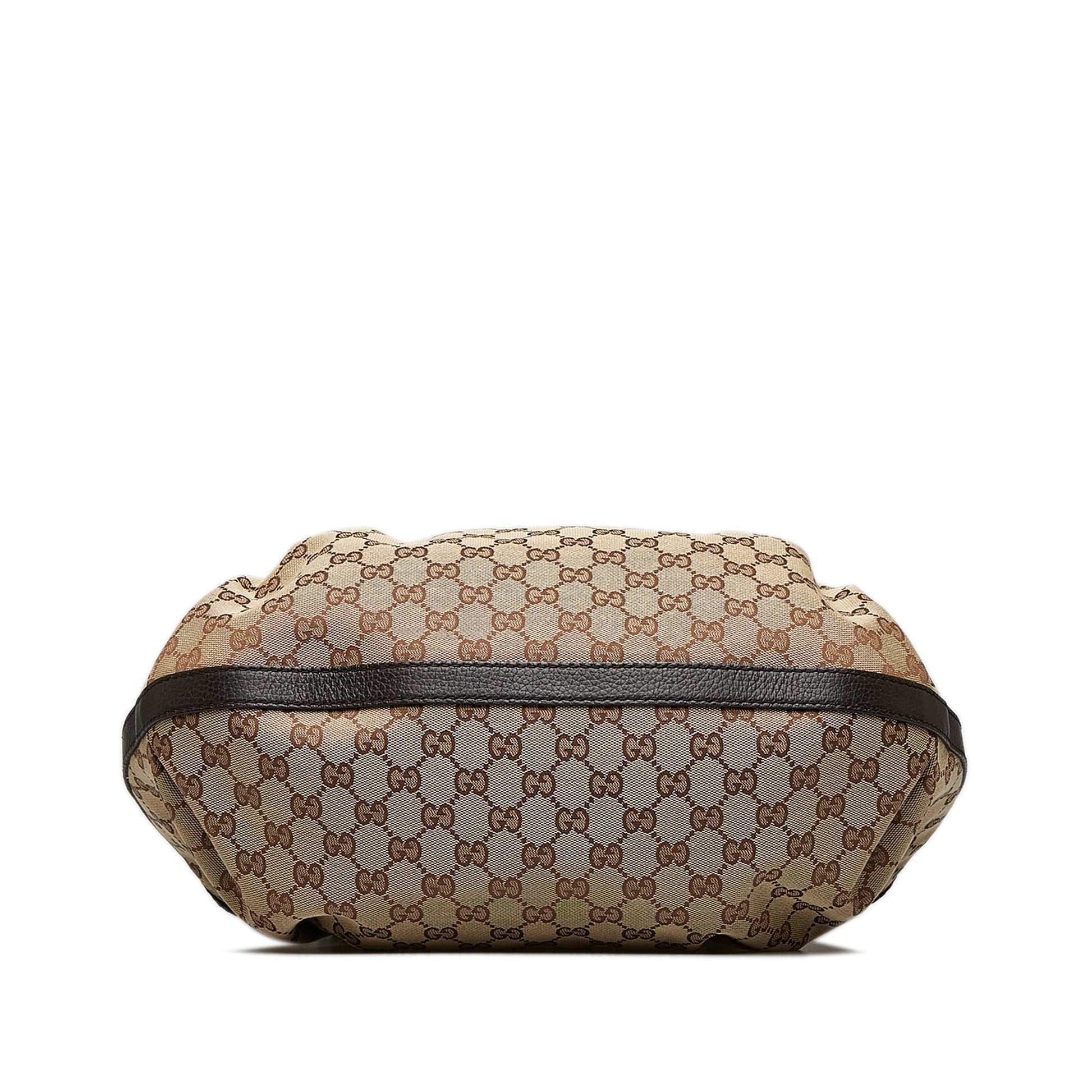 Gucci Leather Canvas Tote